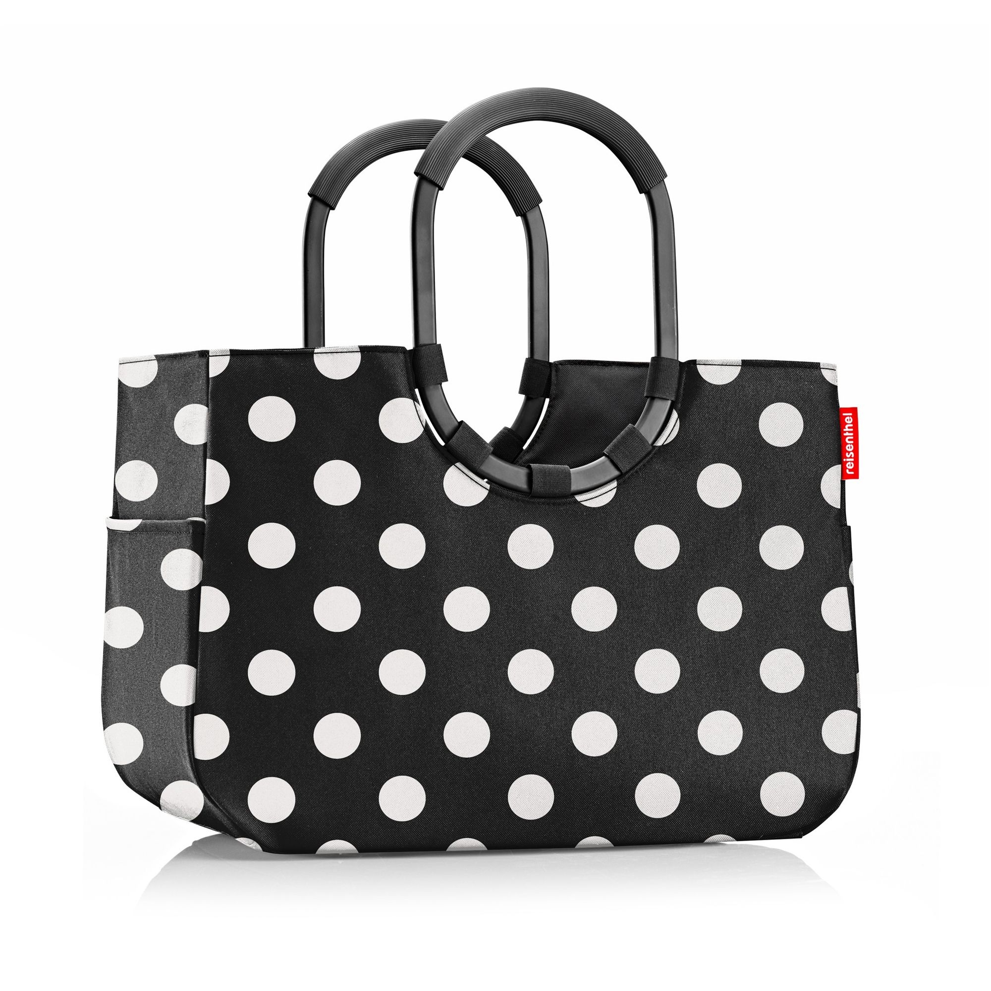 reisenthel - loopshopper L - frame dots white