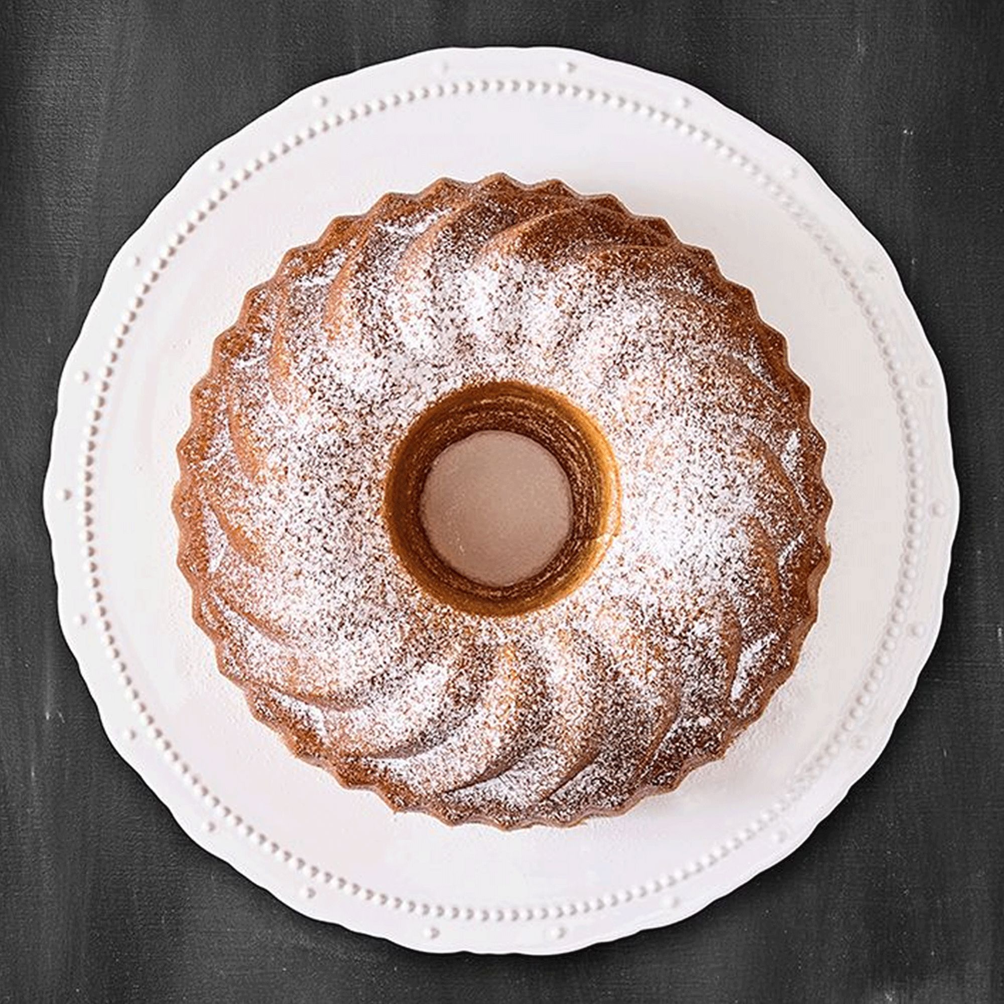 Birkmann - Cake plate ceramic, 33 cm vintage