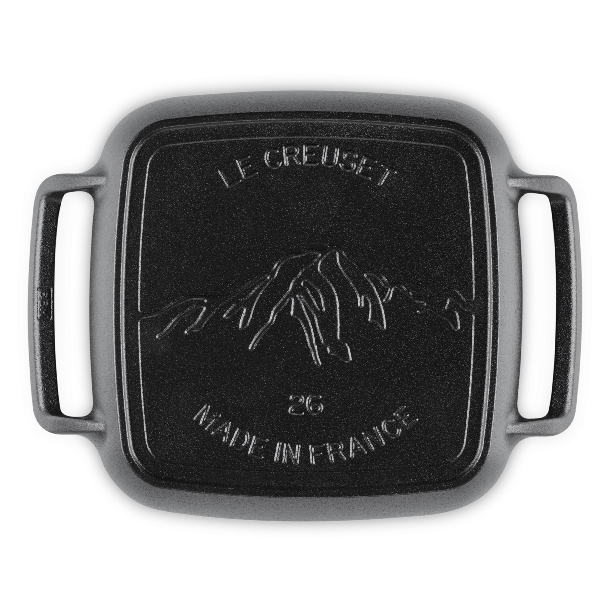 Le Creuset - Grill pan square 26 cm - black matt - BBQ Outdoor Le Creuset - Grill pan square 26 cm - black matt - BBQ Outdoor