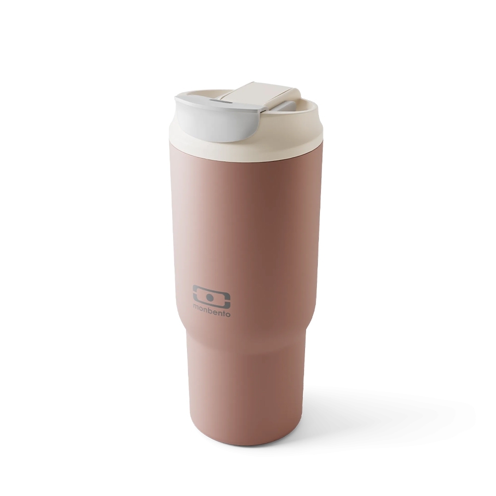 monbento - MB Travel Insulated Cup with Straw, Pink Moka