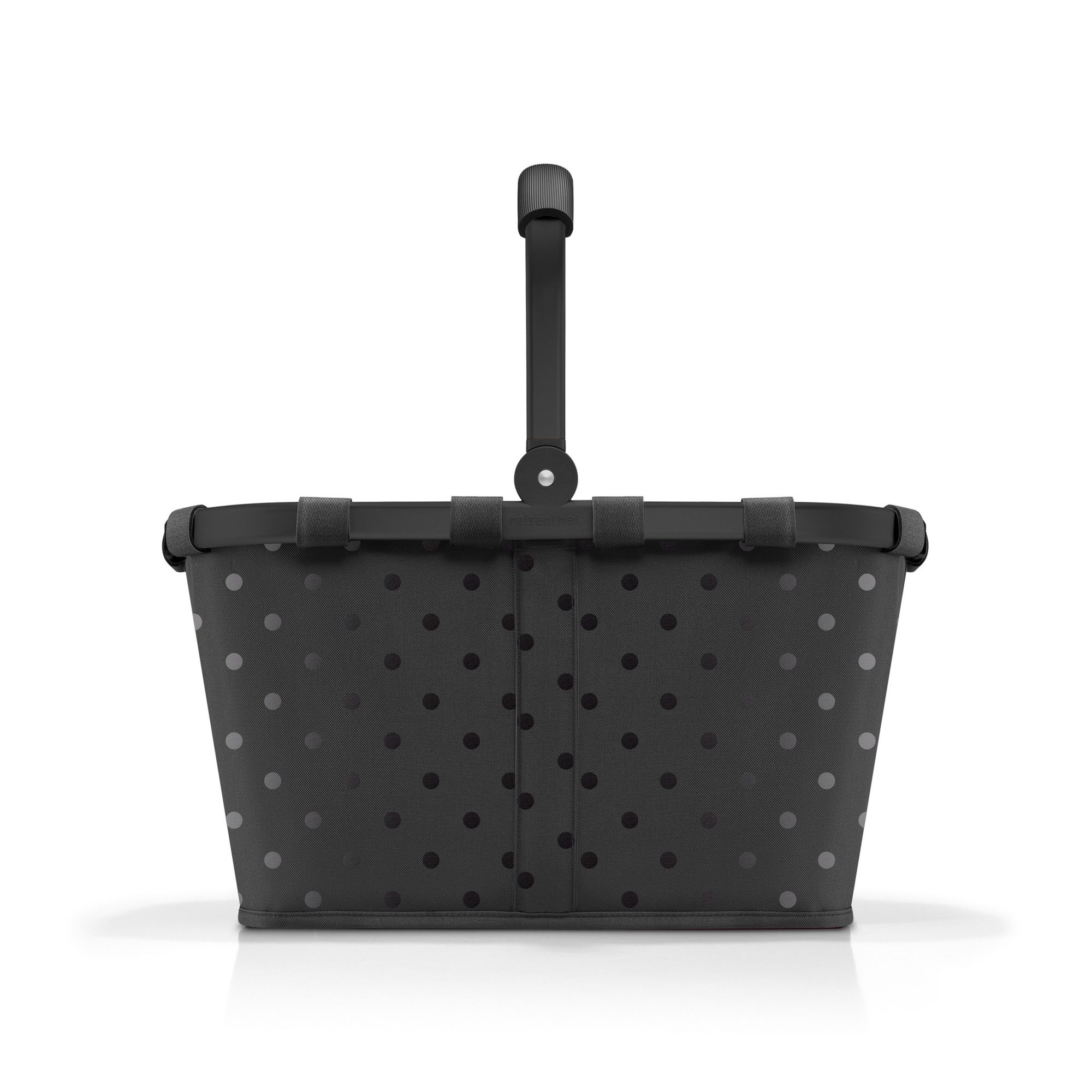 reisenthel - carrybag -  frame glossy dots black reisenthel - carrybag -  frame glossy dots black