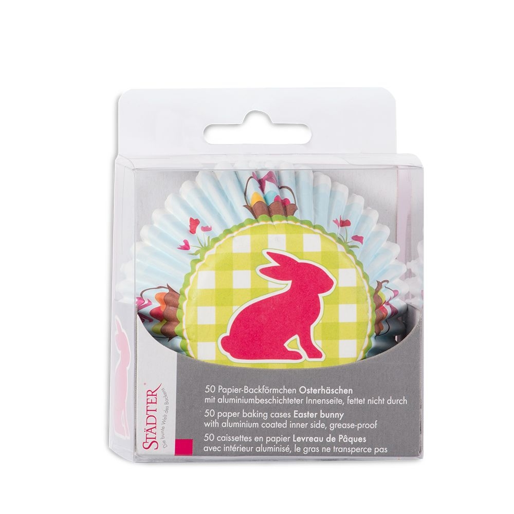 Städter - Papierbackform - ø 50 x 35 mm - 50 Stück - verschieden Muster
