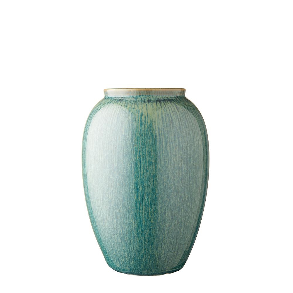 Bitz - Stoneware Vase - 25 cm - Green