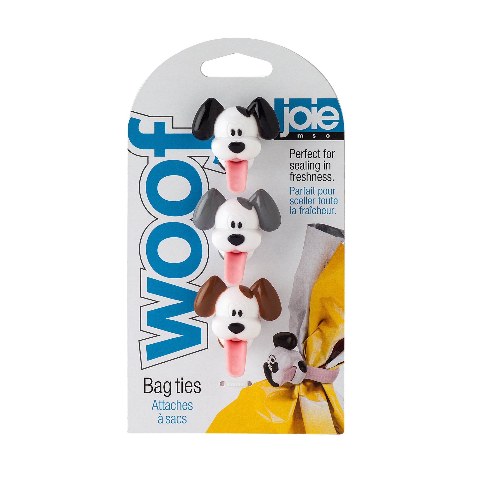 Joie - Tüten-Verschluss 3er Set Dog