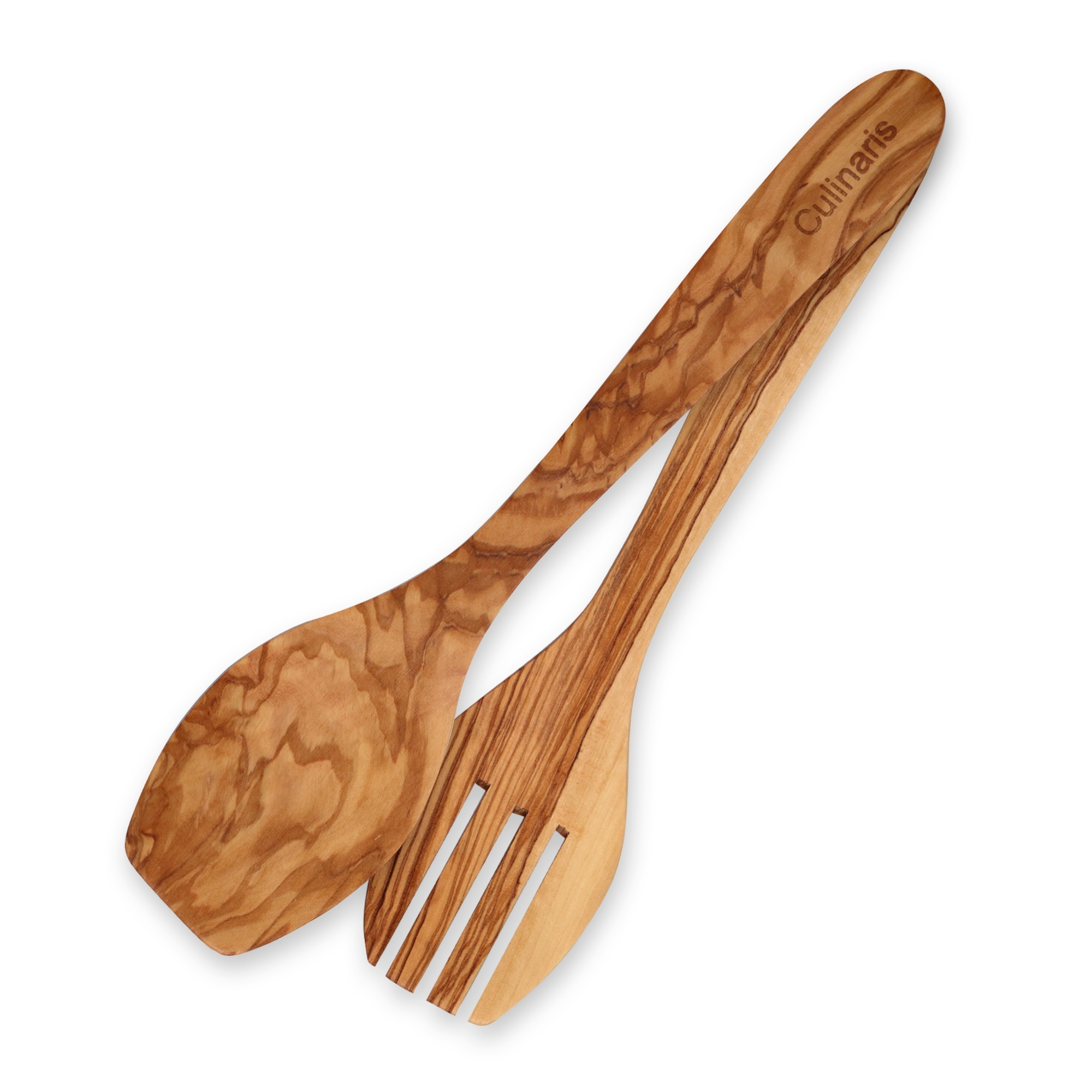Salad servers - Olive wood - 30 cm | Culinaris Salad servers - Olive wood - 30 cm | Culinaris