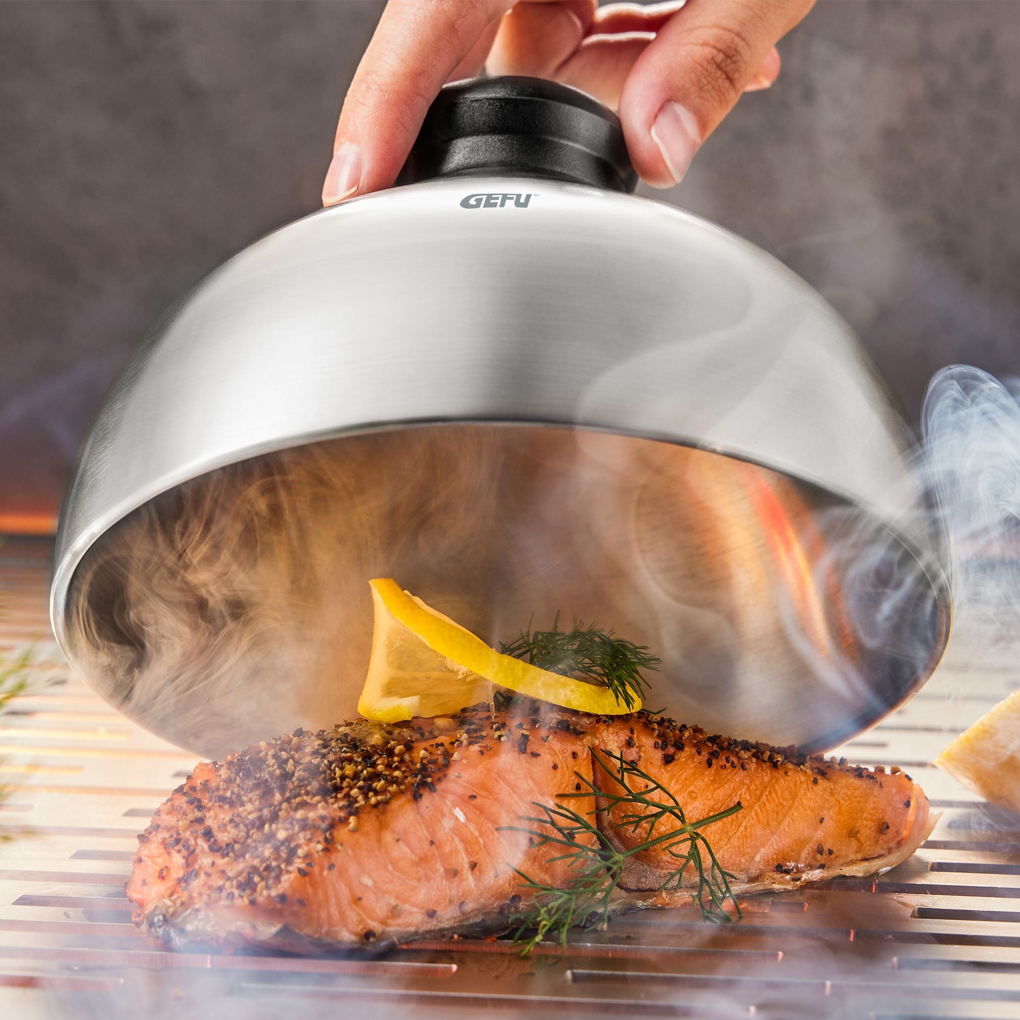 Gefu burger and melting bell - BBQ Gefu burger and melting bell - BBQ