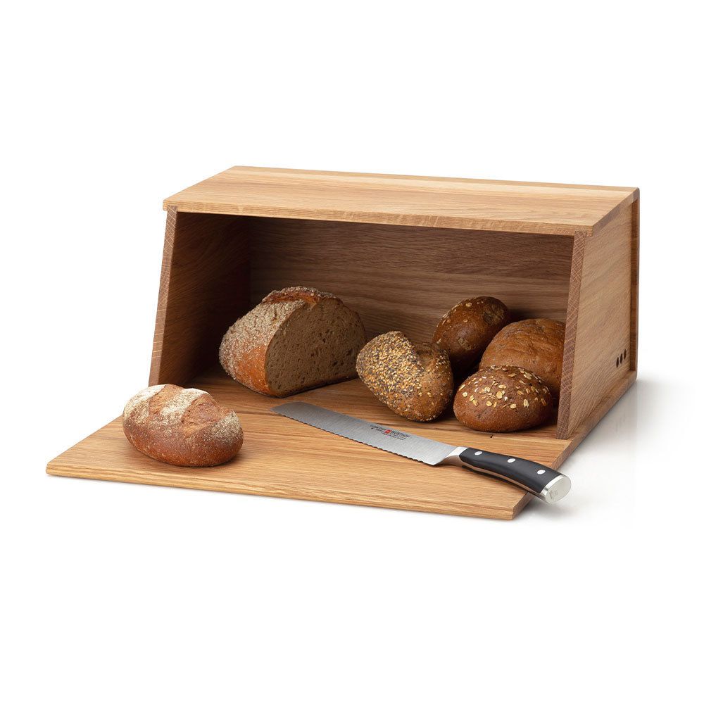 Continenta - bread bin in different types of wood
