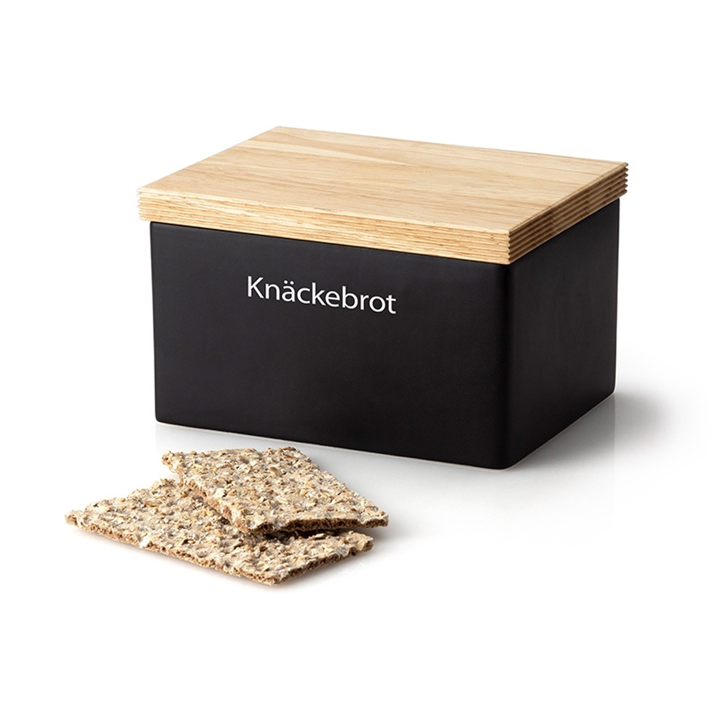 Continenta - Vorratsdose Keramik schwarz mit Deckel Continenta - Vorratsdose Keramik schwarz mit Deckel