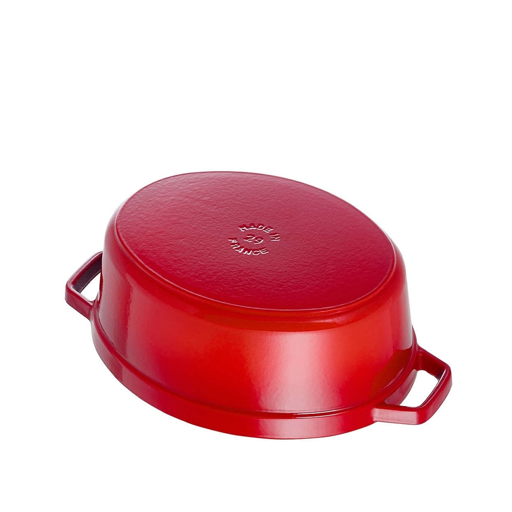 STAUB - Cocotte | oval | 29 cm | kirschrot