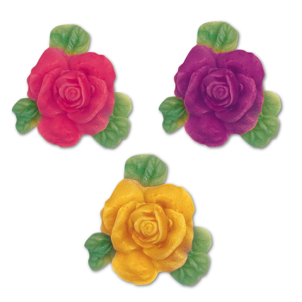 Städter - Fondant mould Rose ca. 4,5 cm white