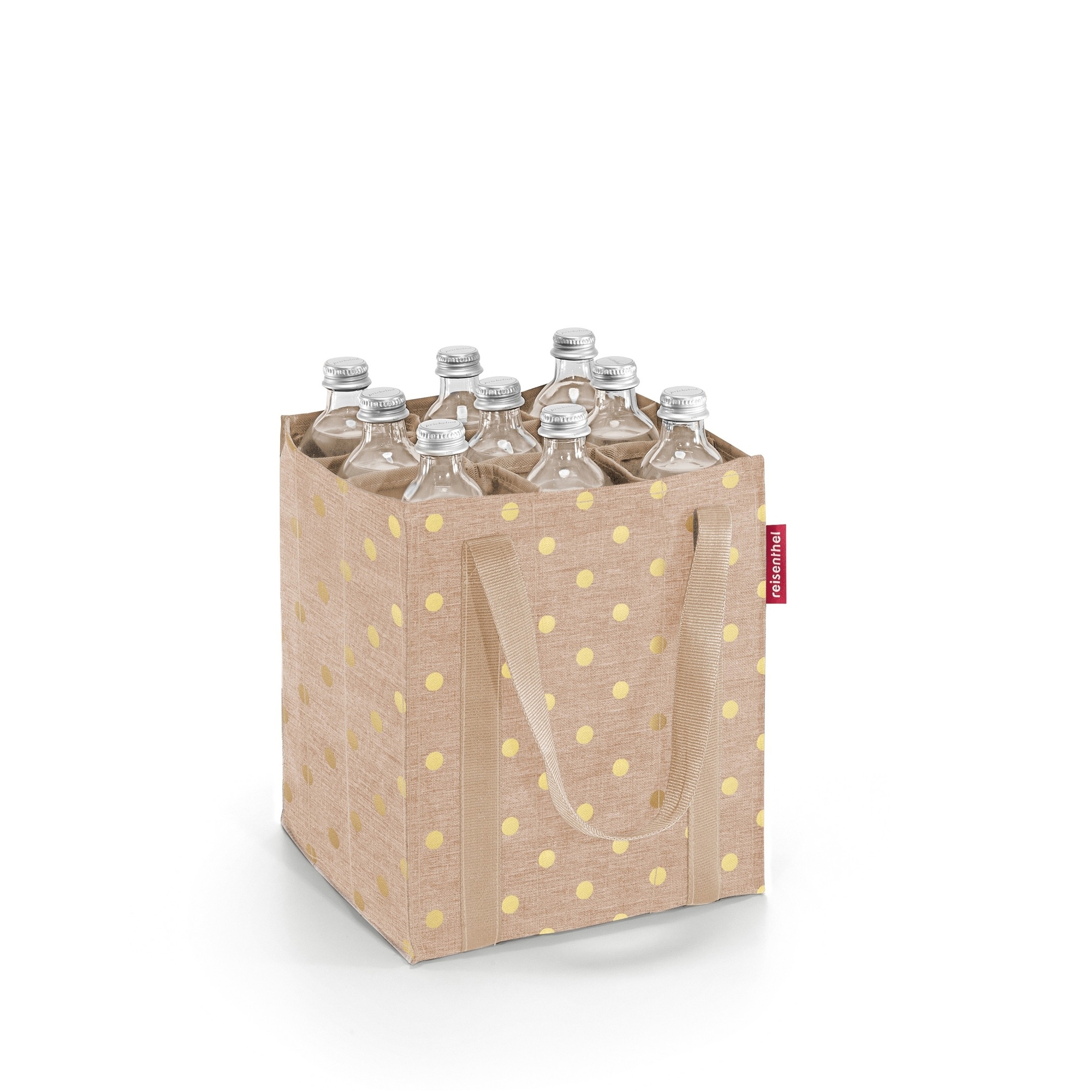 reisenthel - bottlebag - metallic dots coffee reisenthel - bottlebag - metallic dots coffee