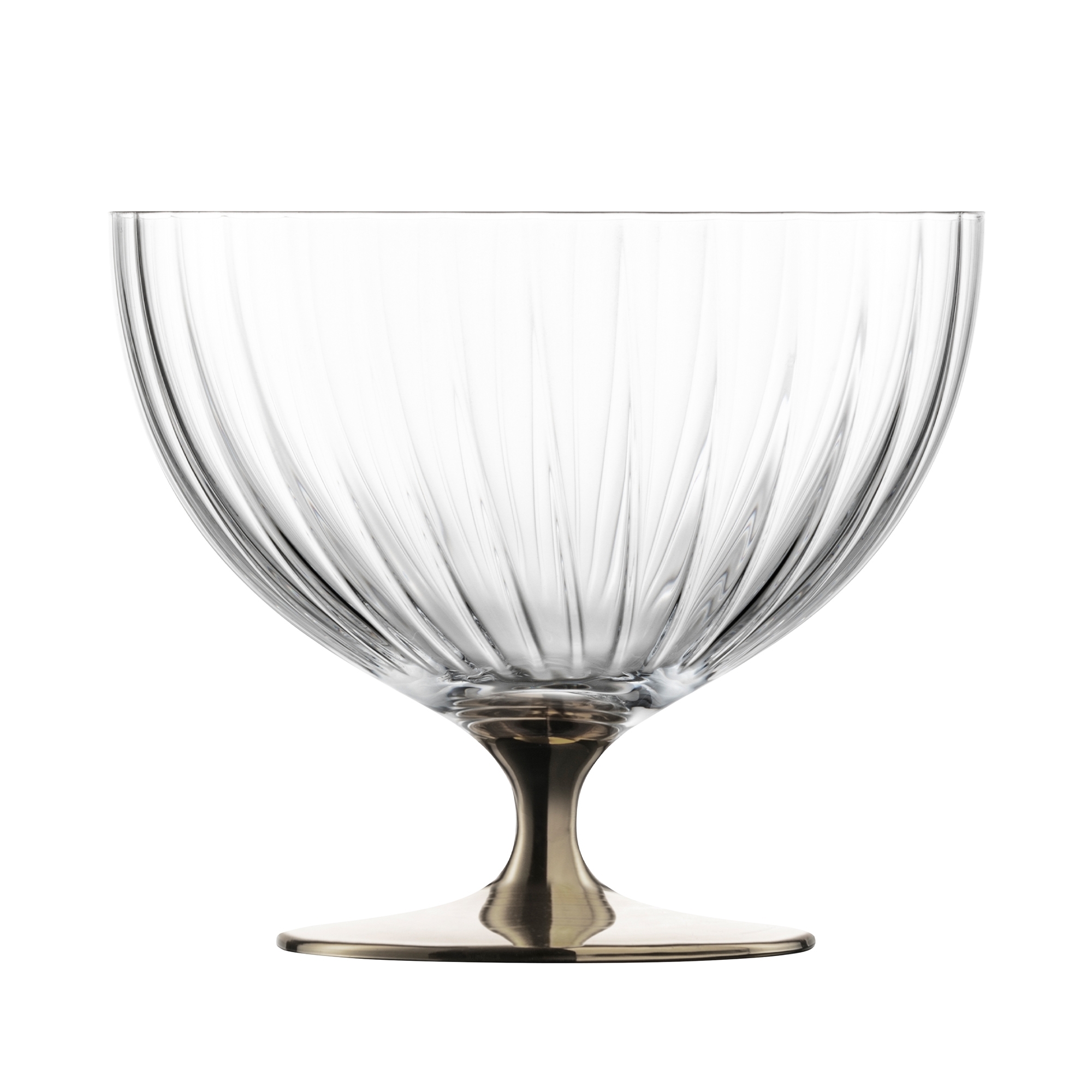 Eisch - Footed Bowl, 22 cm, platinum