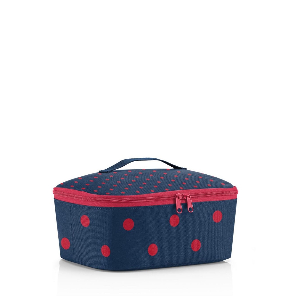 reisenthel - coolerbag M pocket - mixed dots red reisenthel - coolerbag M pocket - mixed dots red