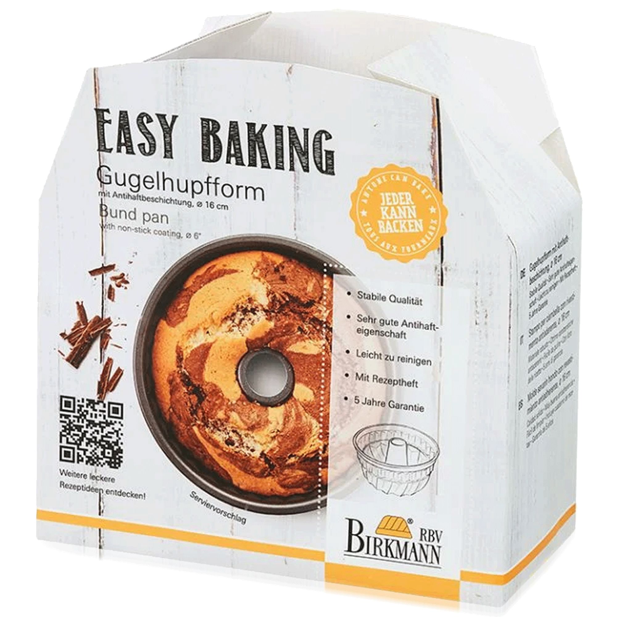 Birkmann - Bundform Ø 16 cm - Easy Baking
