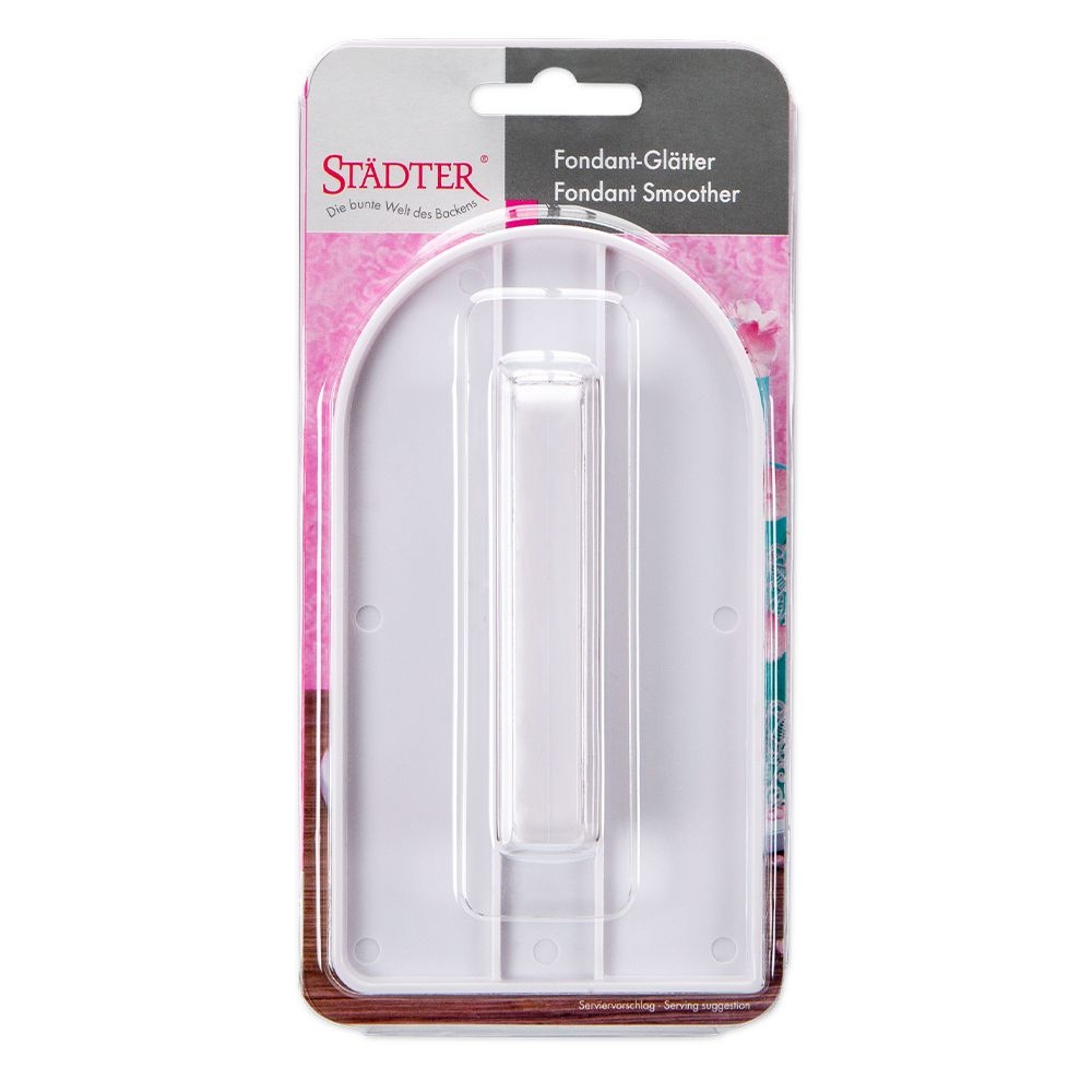 Städter - Modellierwerkzeug Fondant-Glätter - Weiß - 8,5 x 15 cm Städter - Modellierwerkzeug Fondant-Glätter - Weiß - 8,5 x 15 cm