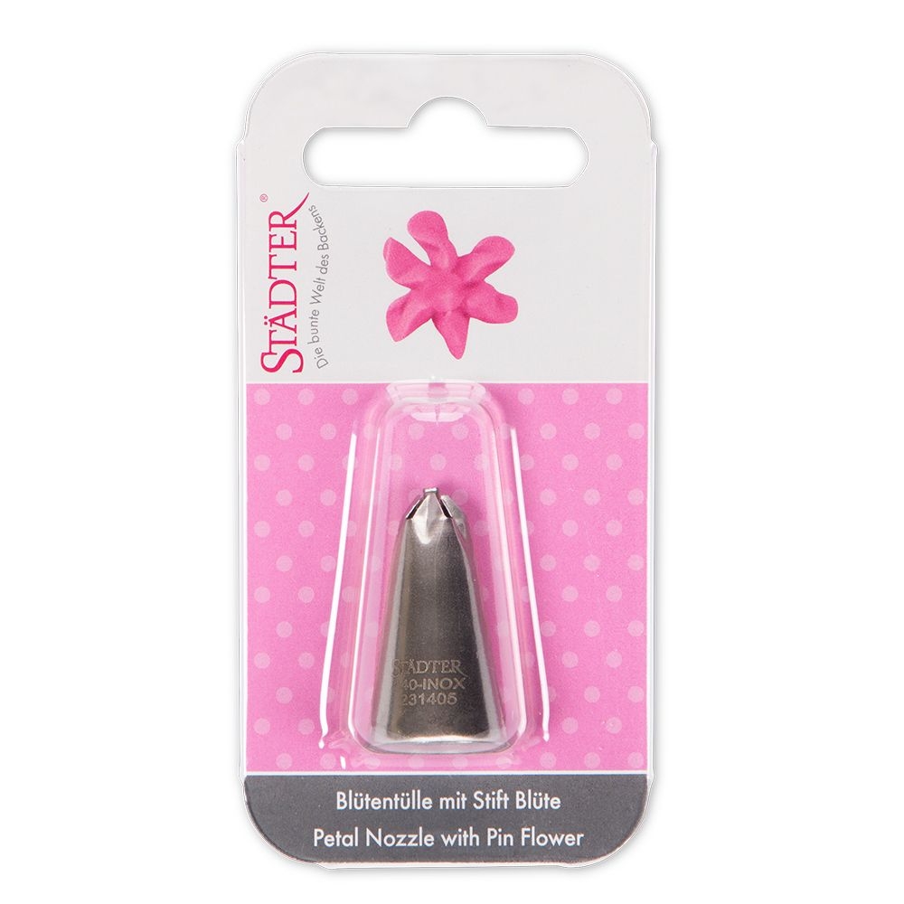Städter - Fine Line Flower nozzle with pin / blossom - 8 mm