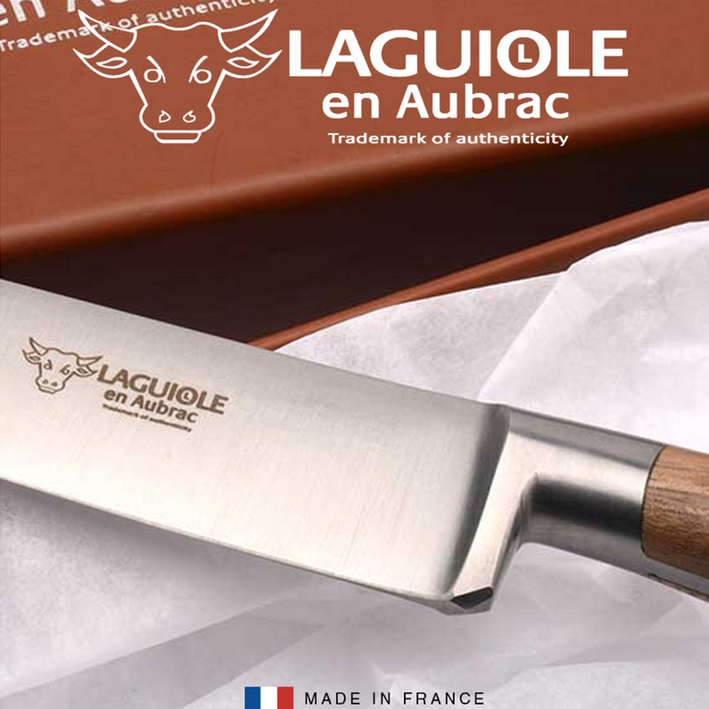 Laguiole - chef's knife olivewood