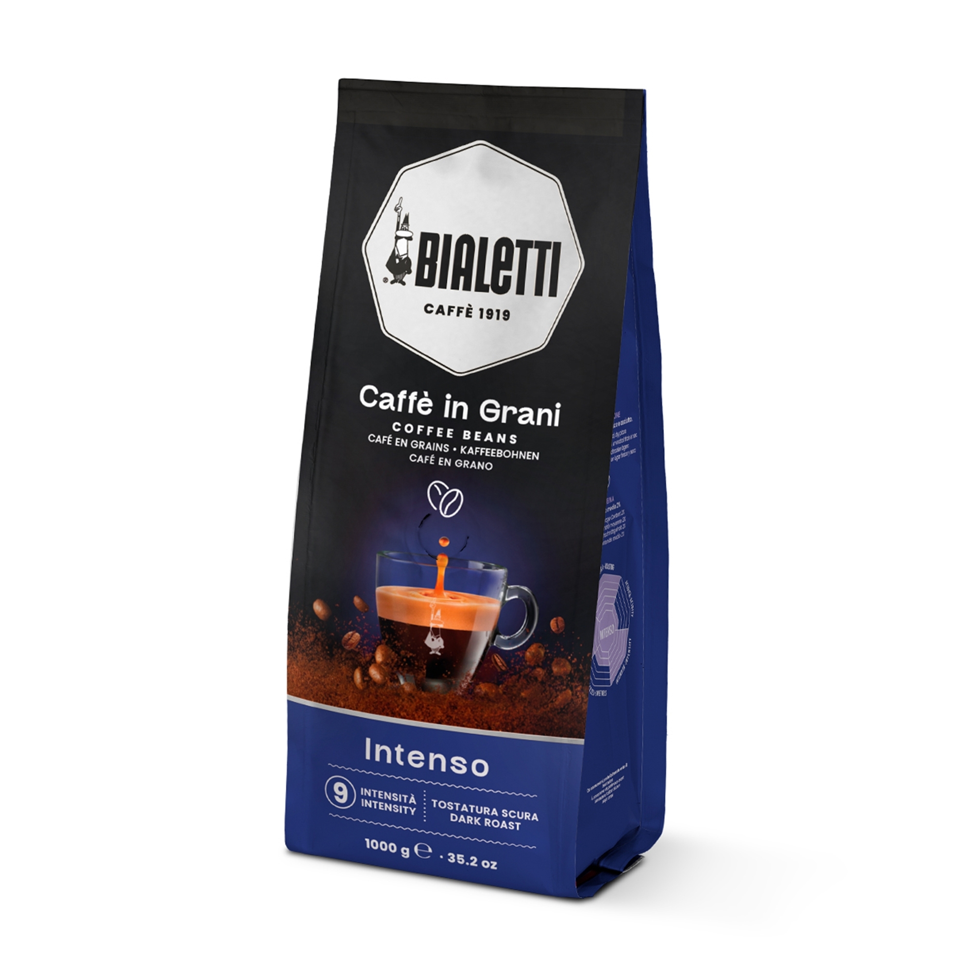 Bialetti - Caffè in Grani Intenso, Kaffeebohnen 1000g