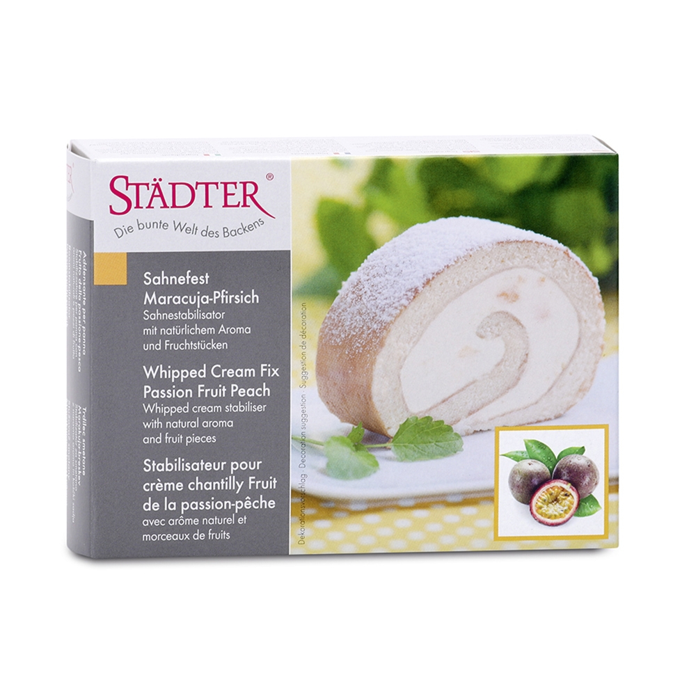Städter - Whipped cream fix Passion fruit peach - 125 g Städter - Whipped cream fix Passion fruit peach - 125 g