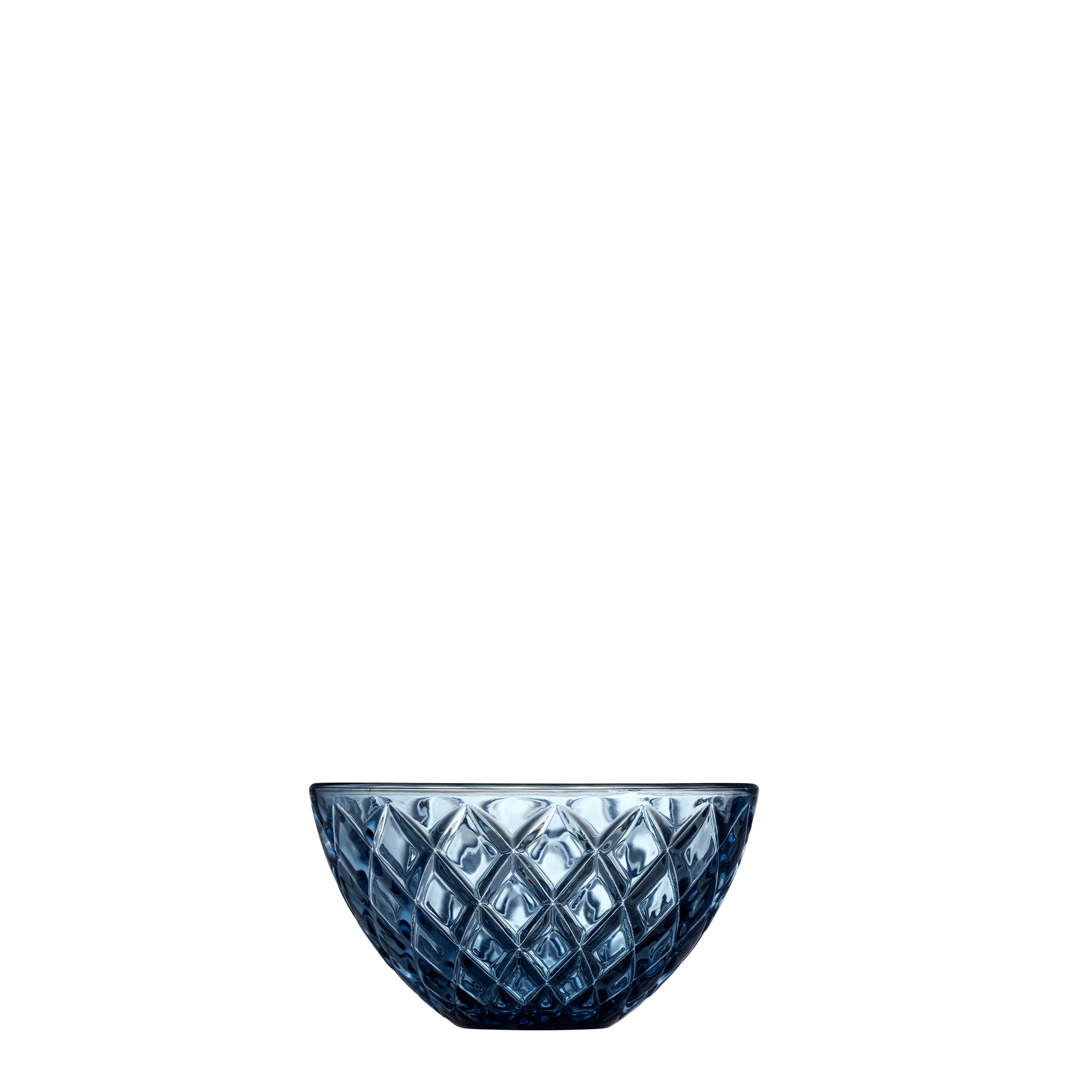 Lyngby Glas -Sorrento - Schale - Blau - 4 Stck.