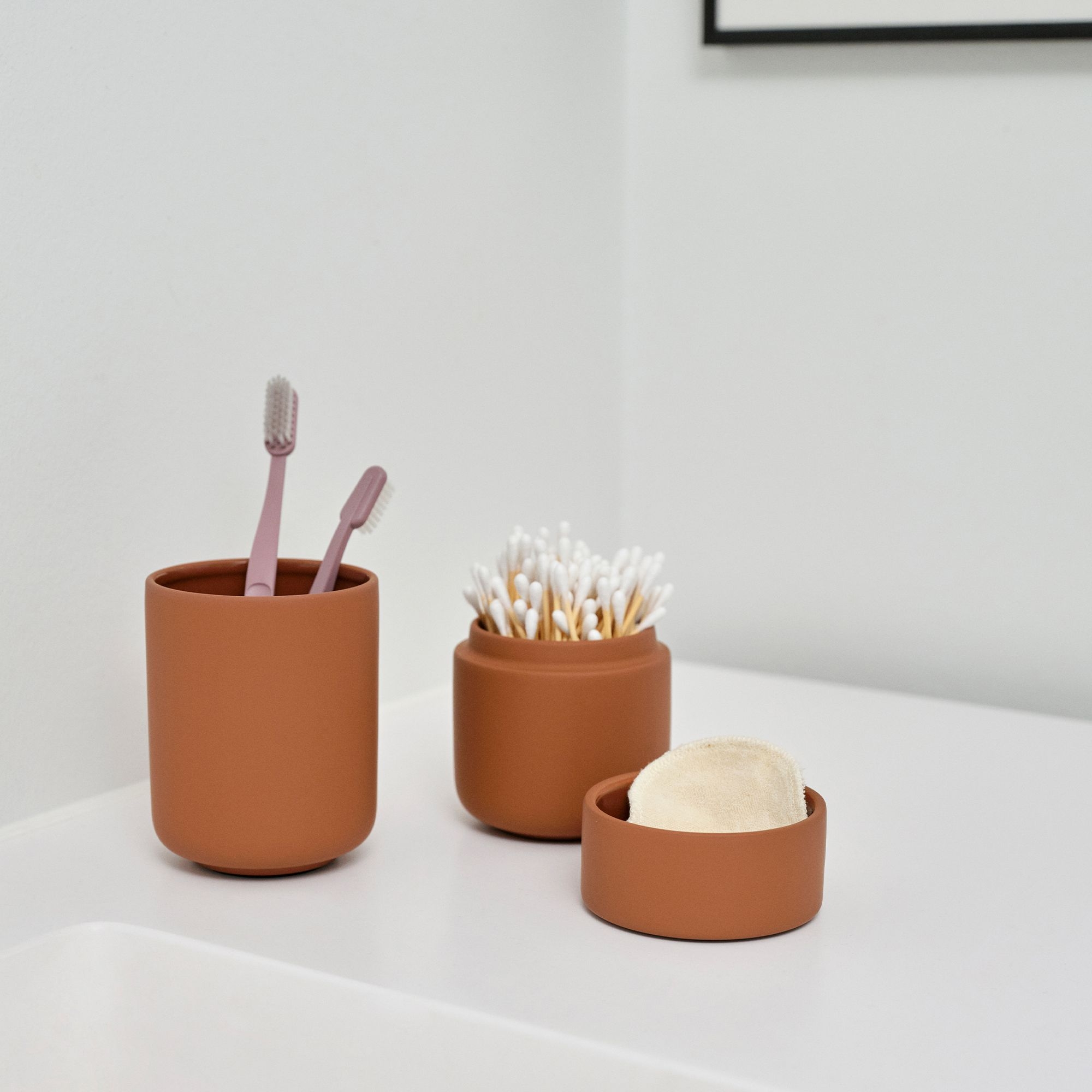 Zone - Ume Zahnbürstenbecher - Terracotta