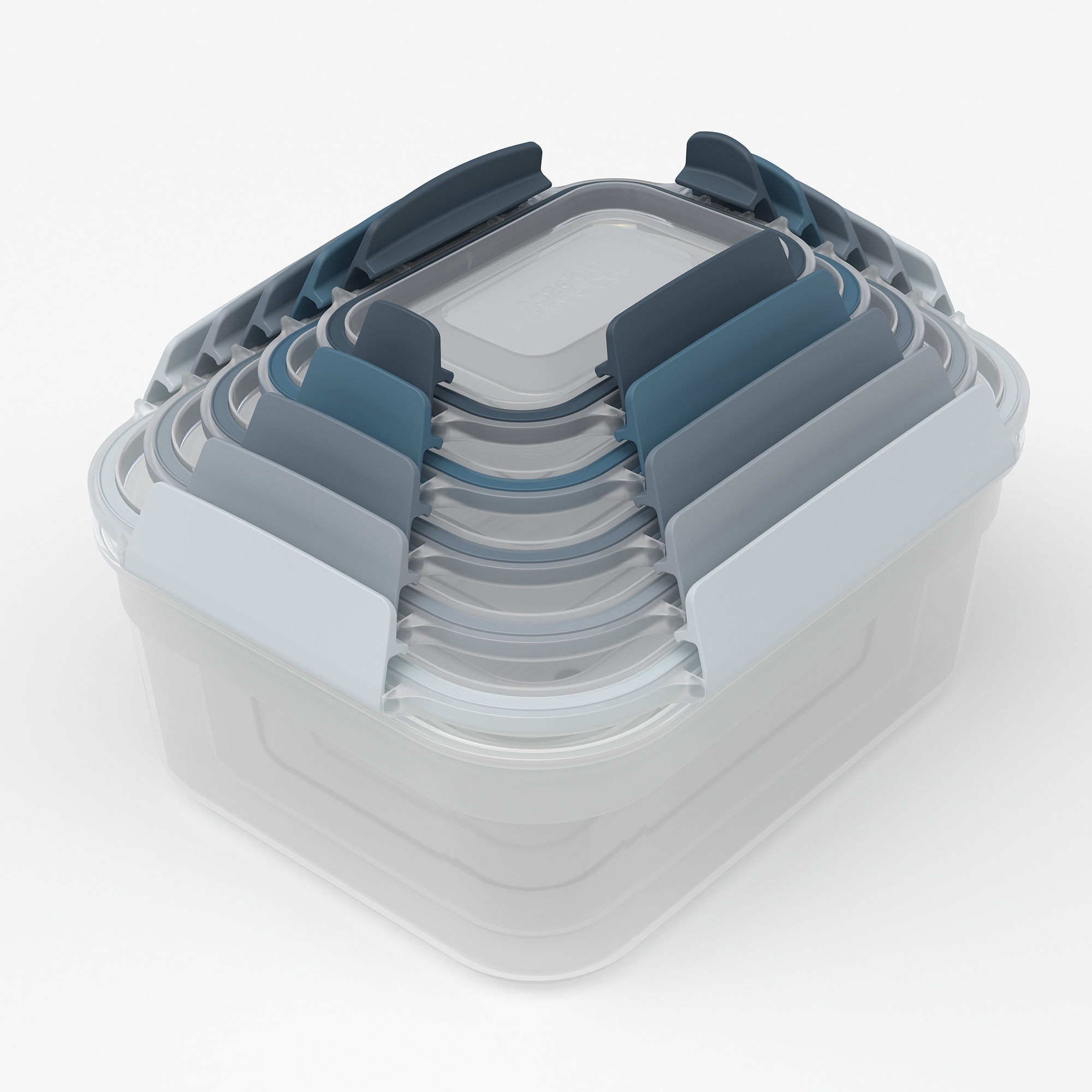 Joseph Joseph - Nest Lock - 5-piece storage container set Ocean / Sky Joseph Joseph - Nest Lock - 5-piece storage container set Ocean / Sky