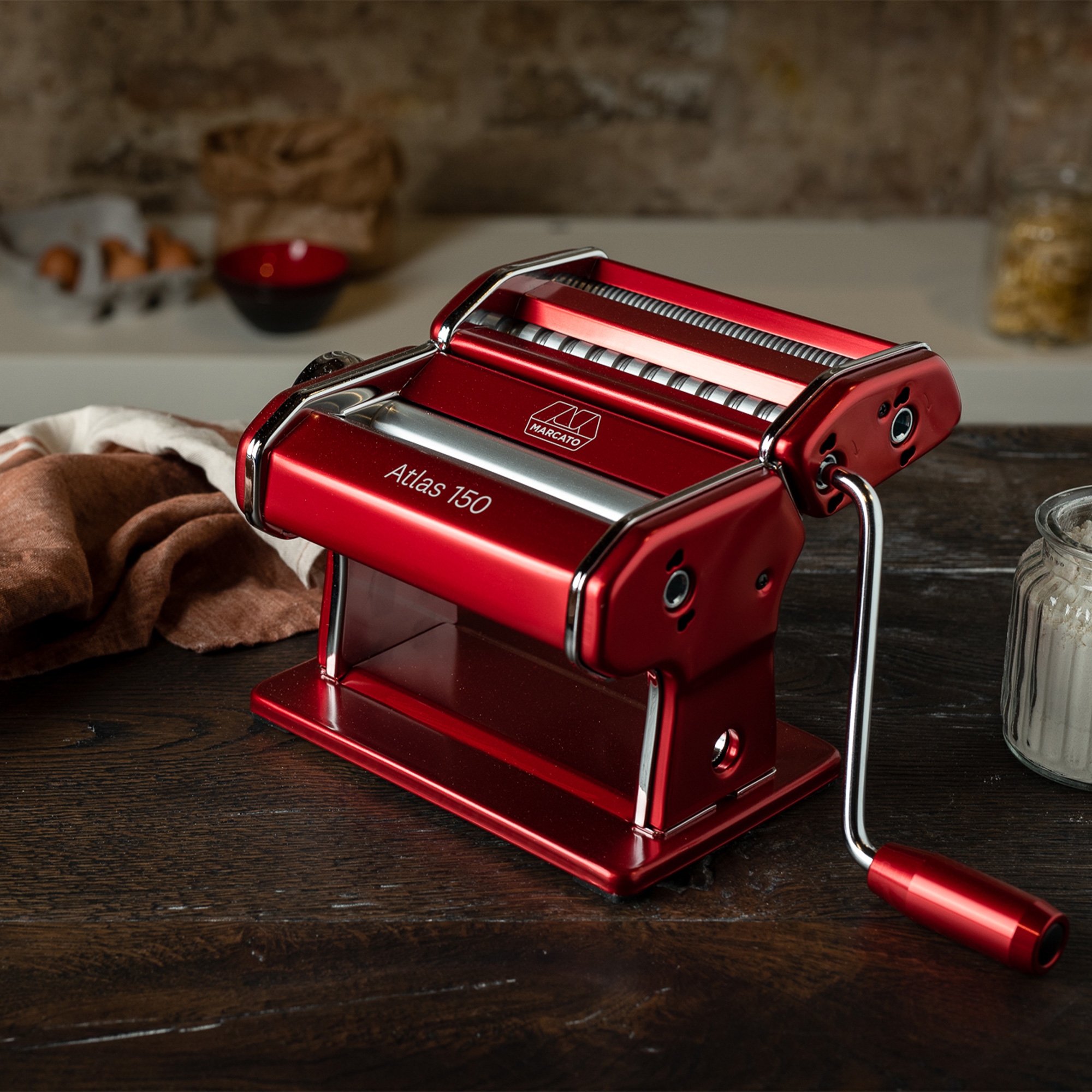Marcato - Pasta machine "Atlas 150 Design" Red