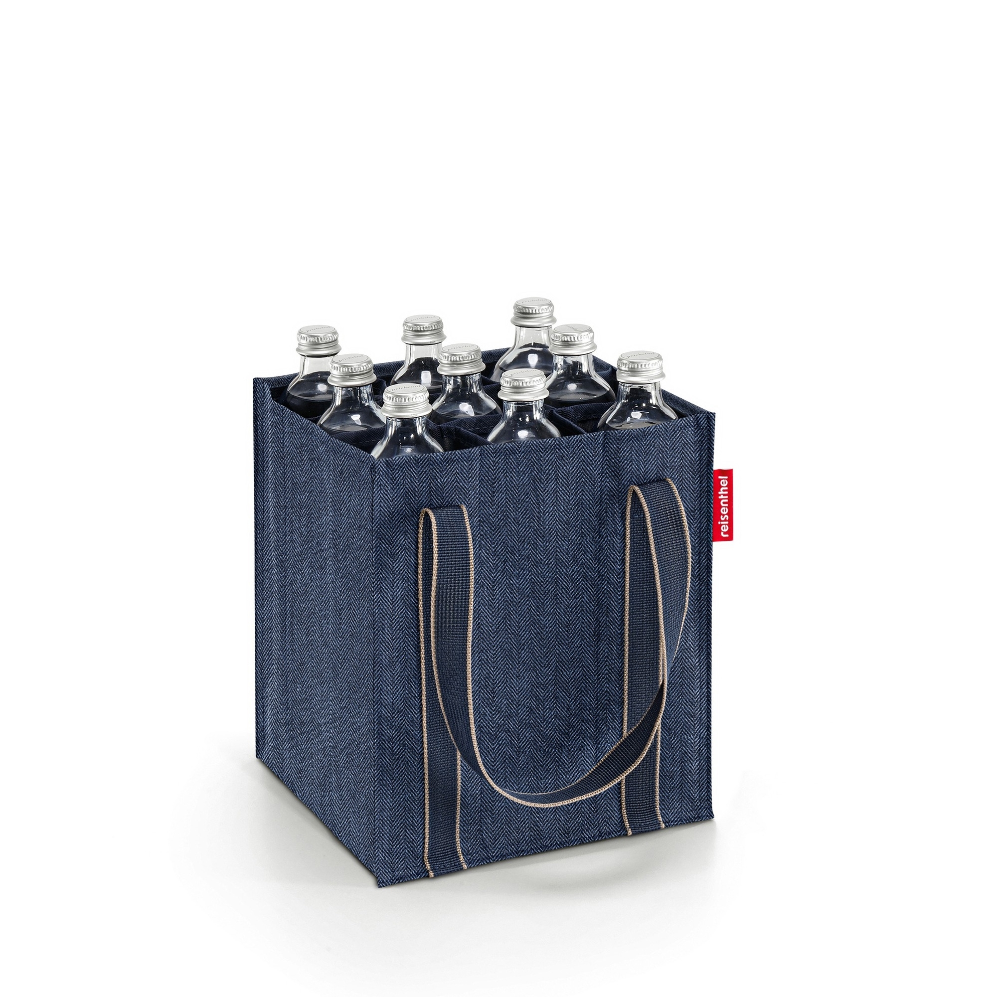 reisenthel - bottlebag - herringbone dark blue reisenthel - bottlebag - herringbone dark blue