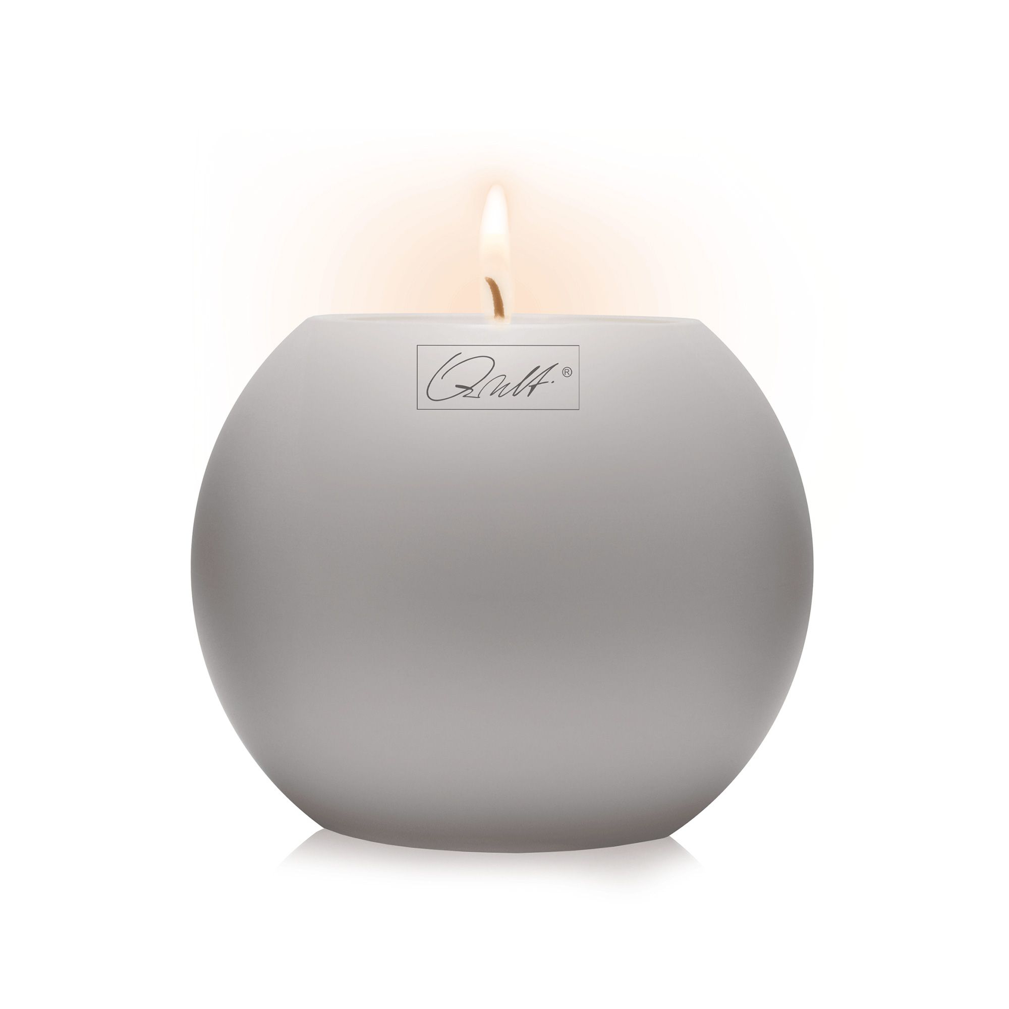 Qult Farluce Moon Matt - Tealight Candle Holder Ø 8 cm - Stone Grey