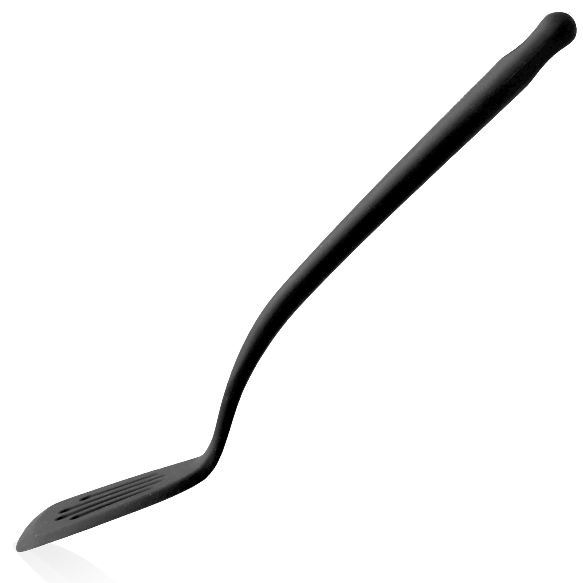 Slotted turner - silicone - black | Culinaris Slotted turner - silicone - black | Culinaris