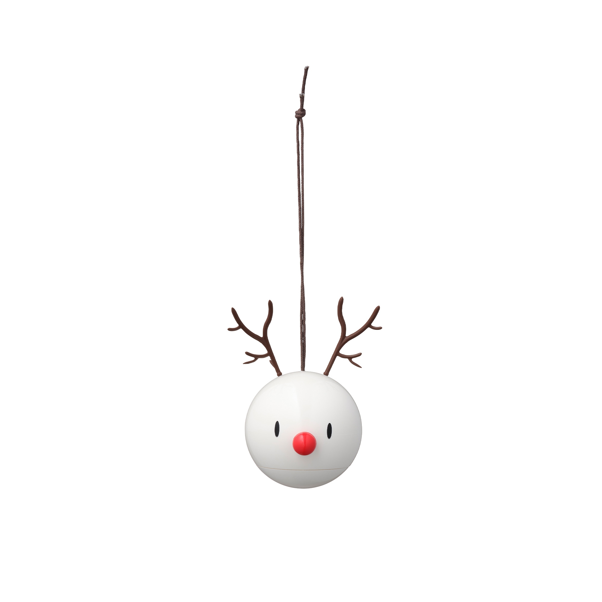 Hoptimist - Reindeer Ornament - White - 2 pieces