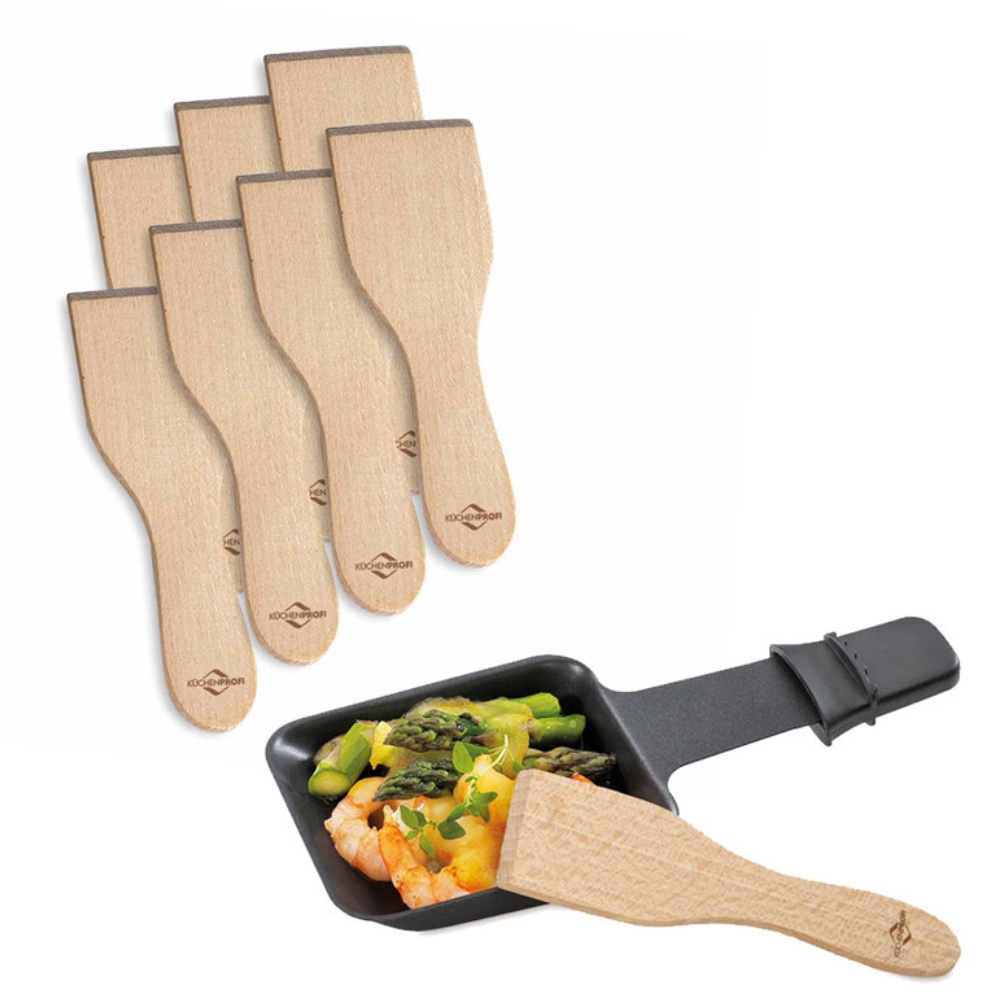 Küchenprofi - Raclette scraper, Set of 8