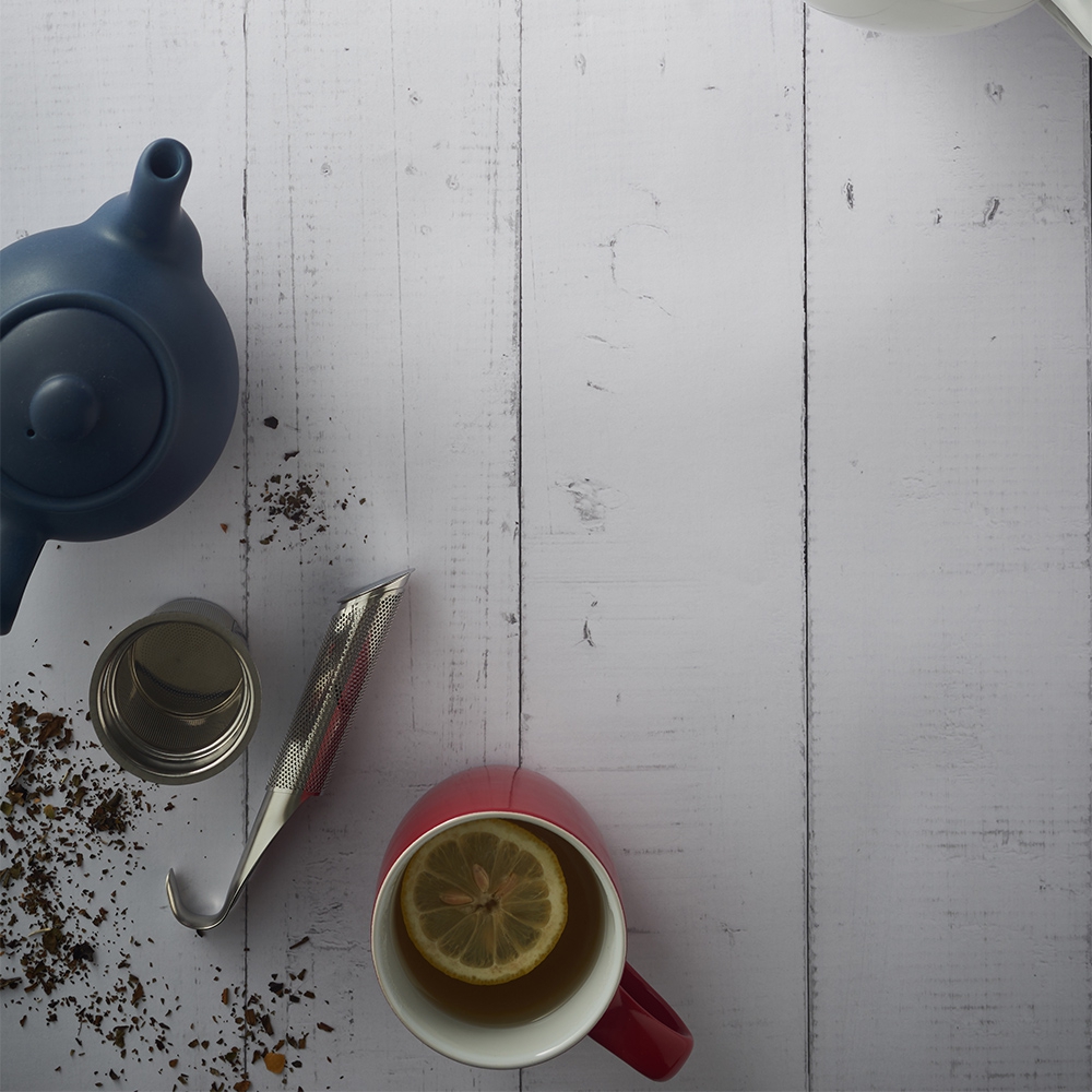 Price & Kensington - Teapot 6 cups + strainer - Matt Blue