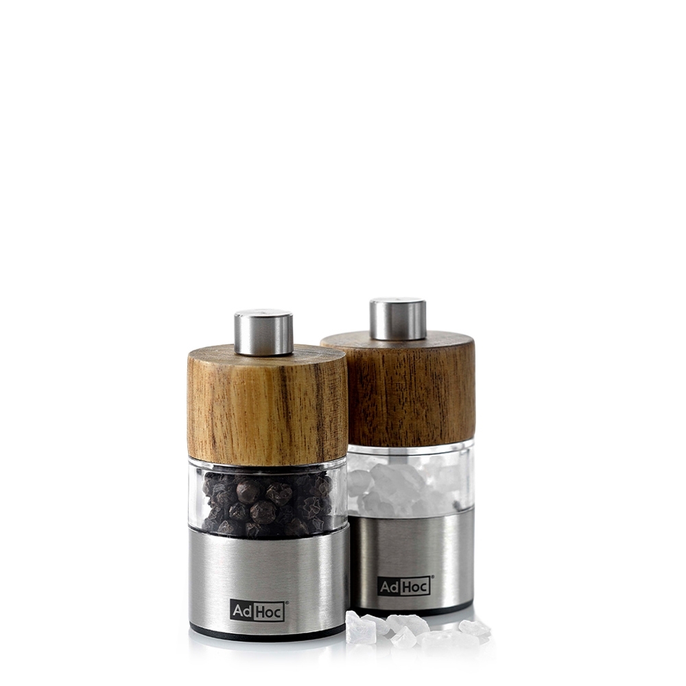 ADHOC DAVID mini pepper and salt mill set