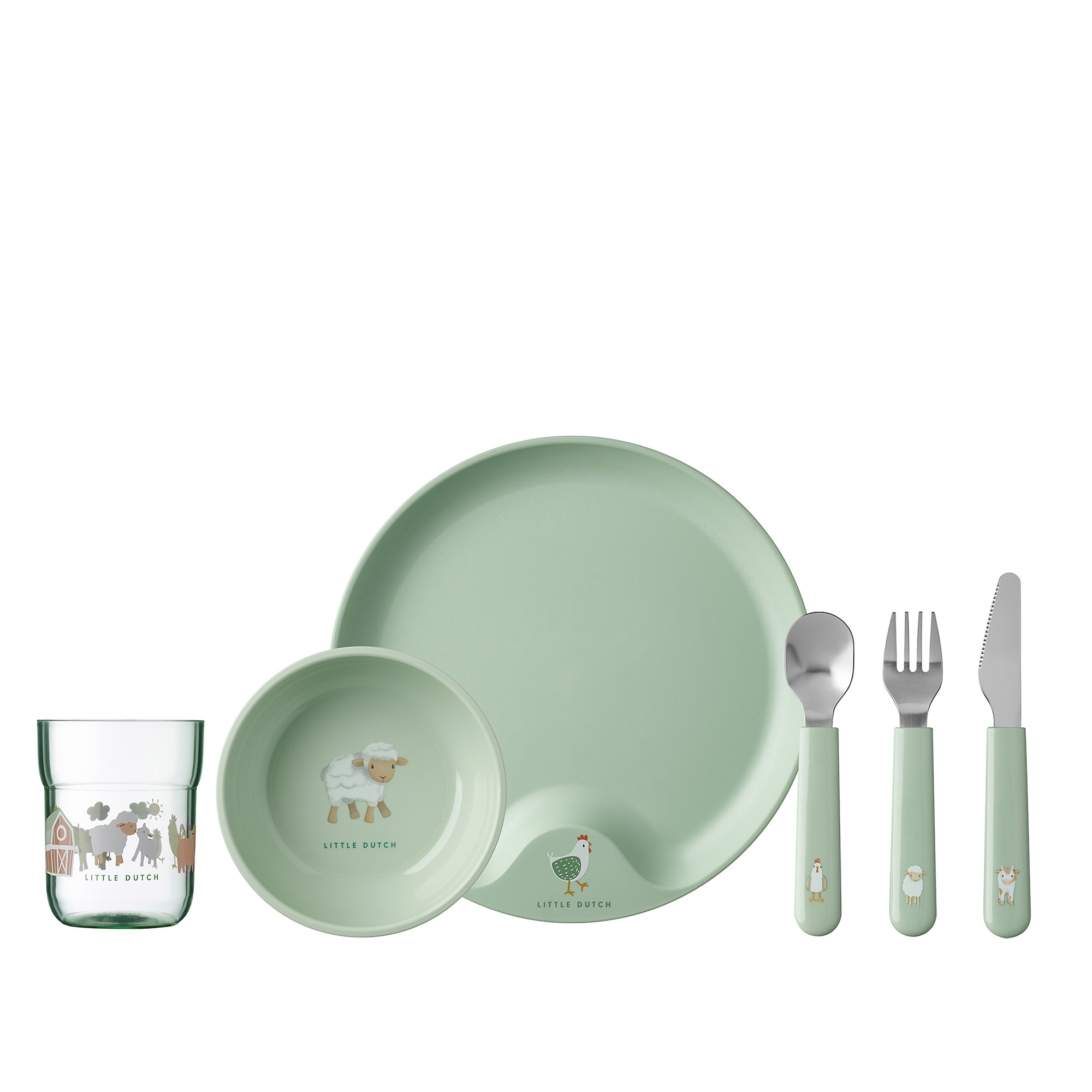 Mepal - Mio children's crockery set 6 pieces - different colors and motifs