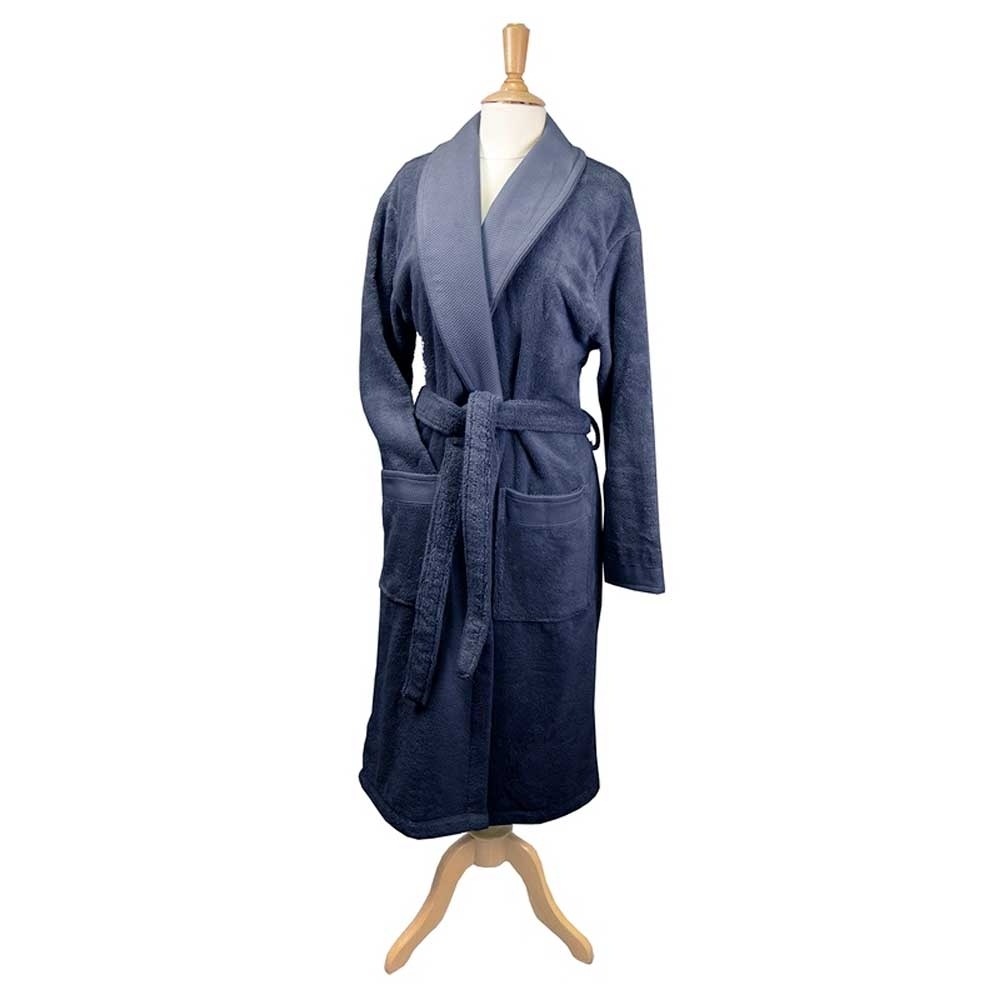 Garnier-Thiebaut bathrobe - Elea Bleu Ardoise