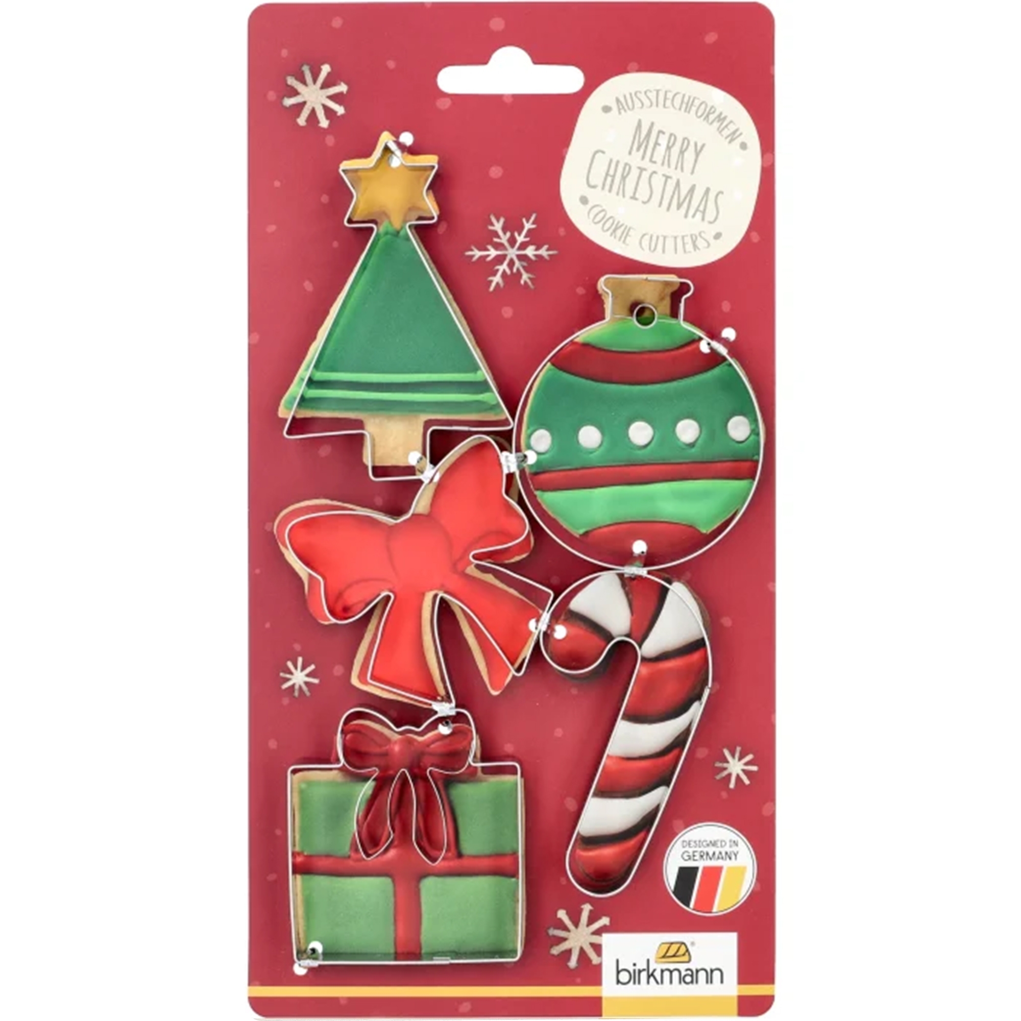 Birkmann - Cookie cutter set on cardboard - 5 pcs.