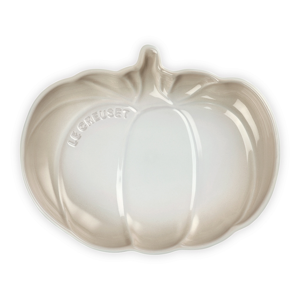 Le Creuset - Stoneware Pumpkin Plate - Meringue