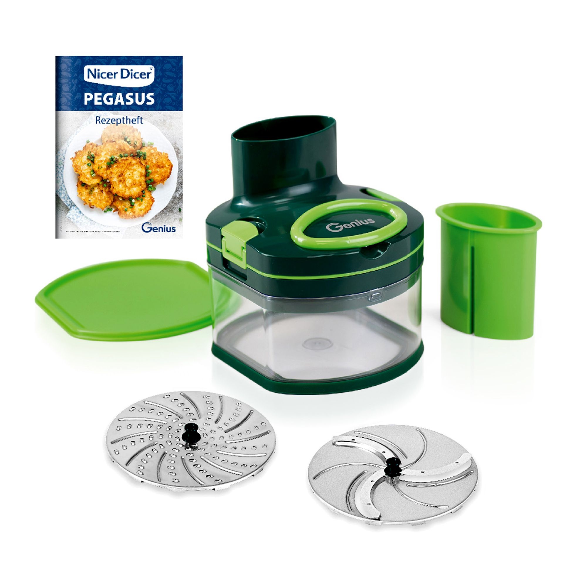 Genius Nicer Dicer Pegasus, set of 10-pcs. Genius Nicer Dicer Pegasus, set of 10-pcs.