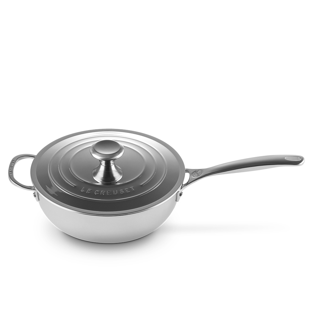 Le Creuset - 3-ply Plus Sautépfanne Antihaft mit Deckel - Ø 24 cm Le Creuset - 3-ply Plus Sautépfanne Antihaft mit Deckel - Ø 24 cm