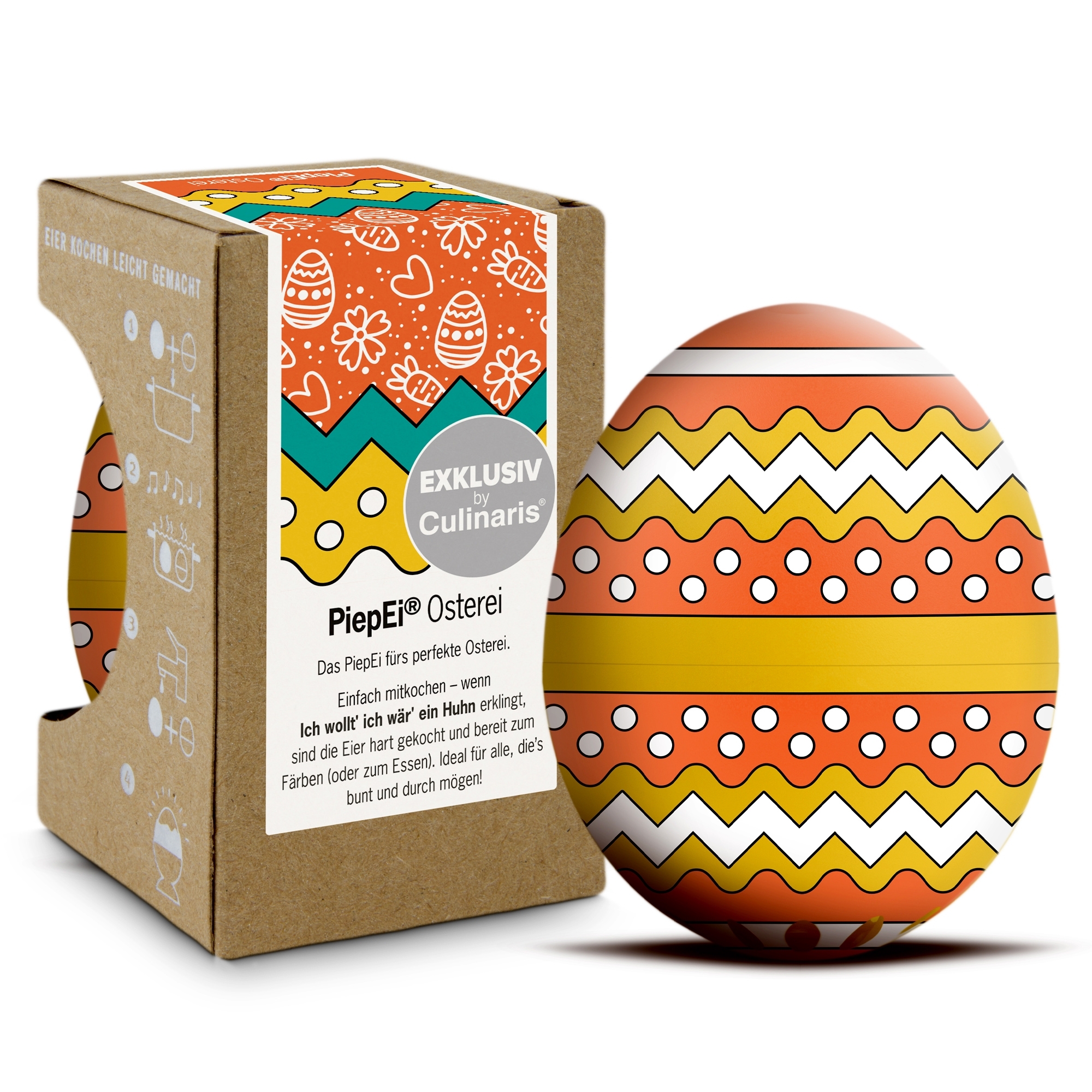 Brainstream - PiepEi Easter egg - For hard-boiled eggs - Exclusiv by Culinaris Brainstream - PiepEi Easter egg - For hard-boiled eggs - Exclusiv by Culinaris
