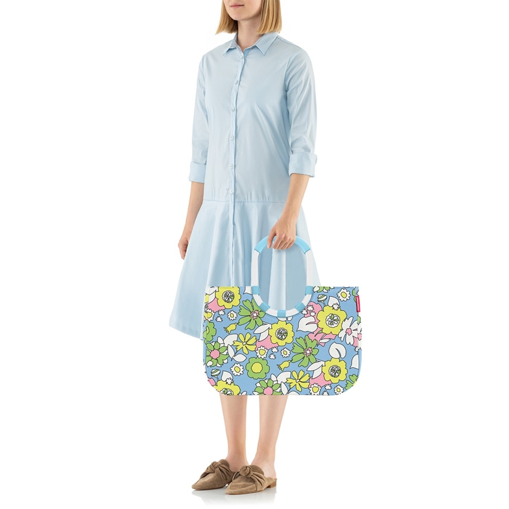 reisenthel - loopshopper L - frame florist lagoon