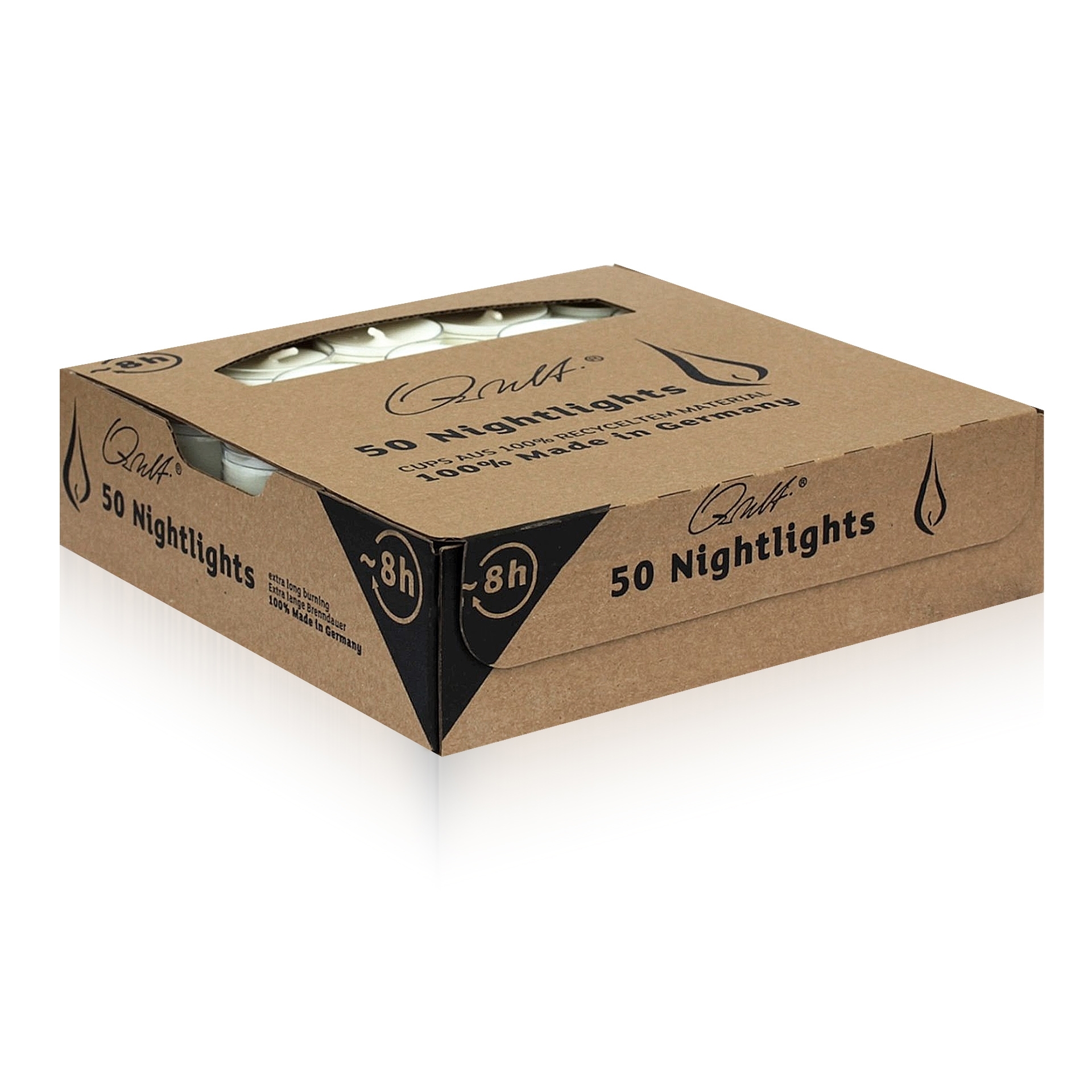 Qult Farluce Nightlights - 50 Teelichter - Ø 38 x 25 mm Qult Farluce Nightlights - 50 Teelichter - Ø 38 x 25 mm