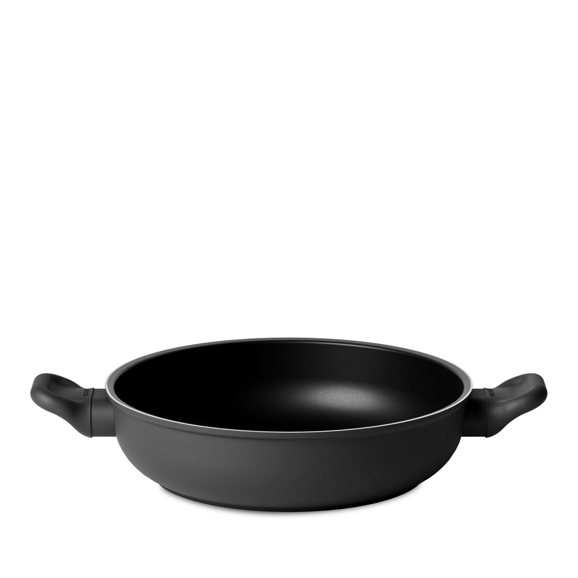 Gzzini - Frying pan with two handles, Ø 28 cm ‘COOK&COLOR’ - Black