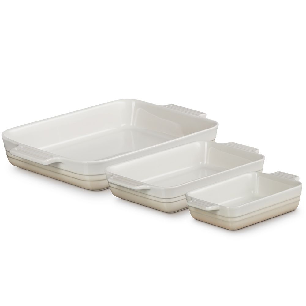 Le Creuset - Rechteckige Auflaufform Klassik 3er-Set Le Creuset - Rechteckige Auflaufform Klassik 3er-Set