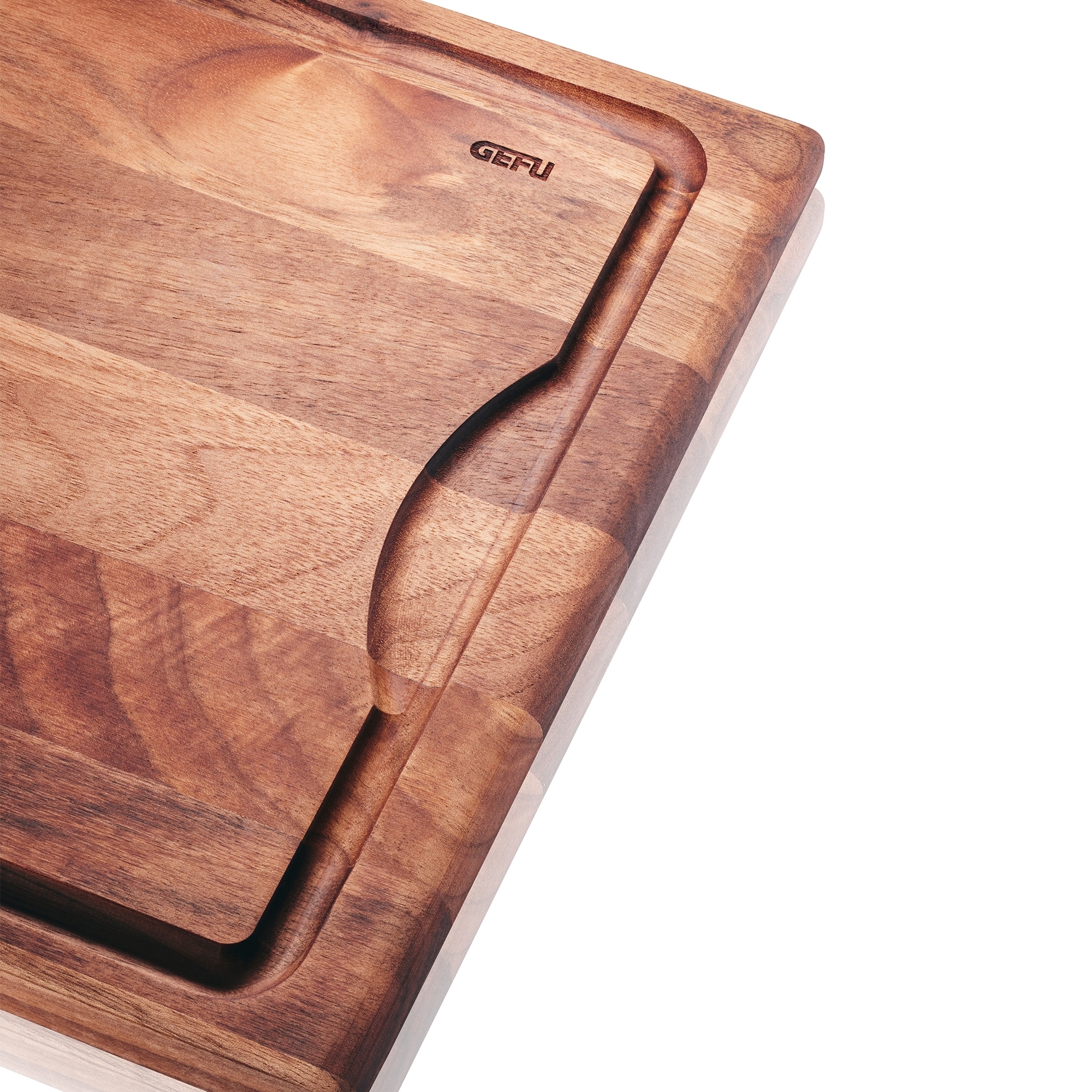 Gefu - Cutting board ENNO medium with juice groove, walnut wood
