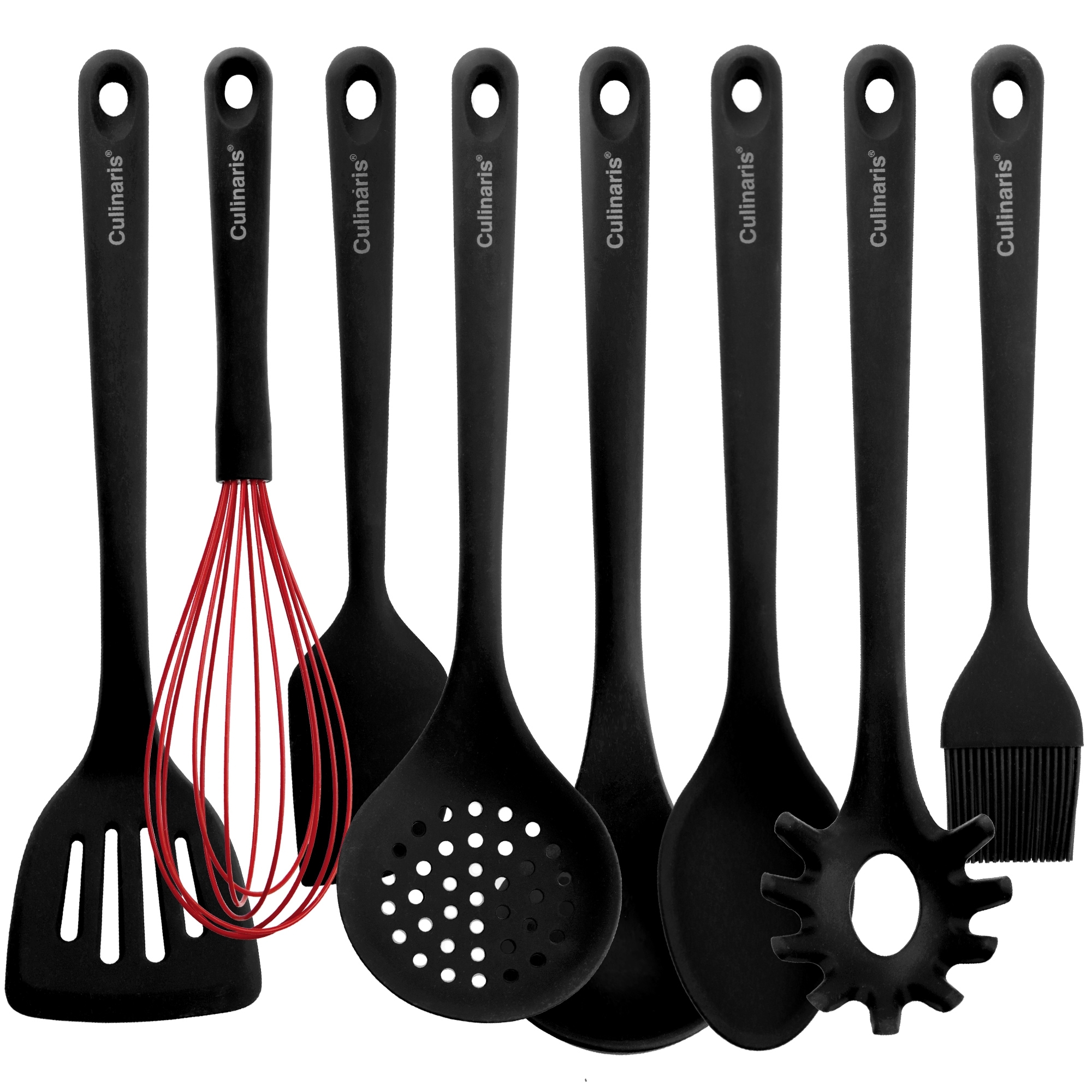 Küchenhelfer-Set - 15-pcs. - silicone - black | Culinaris