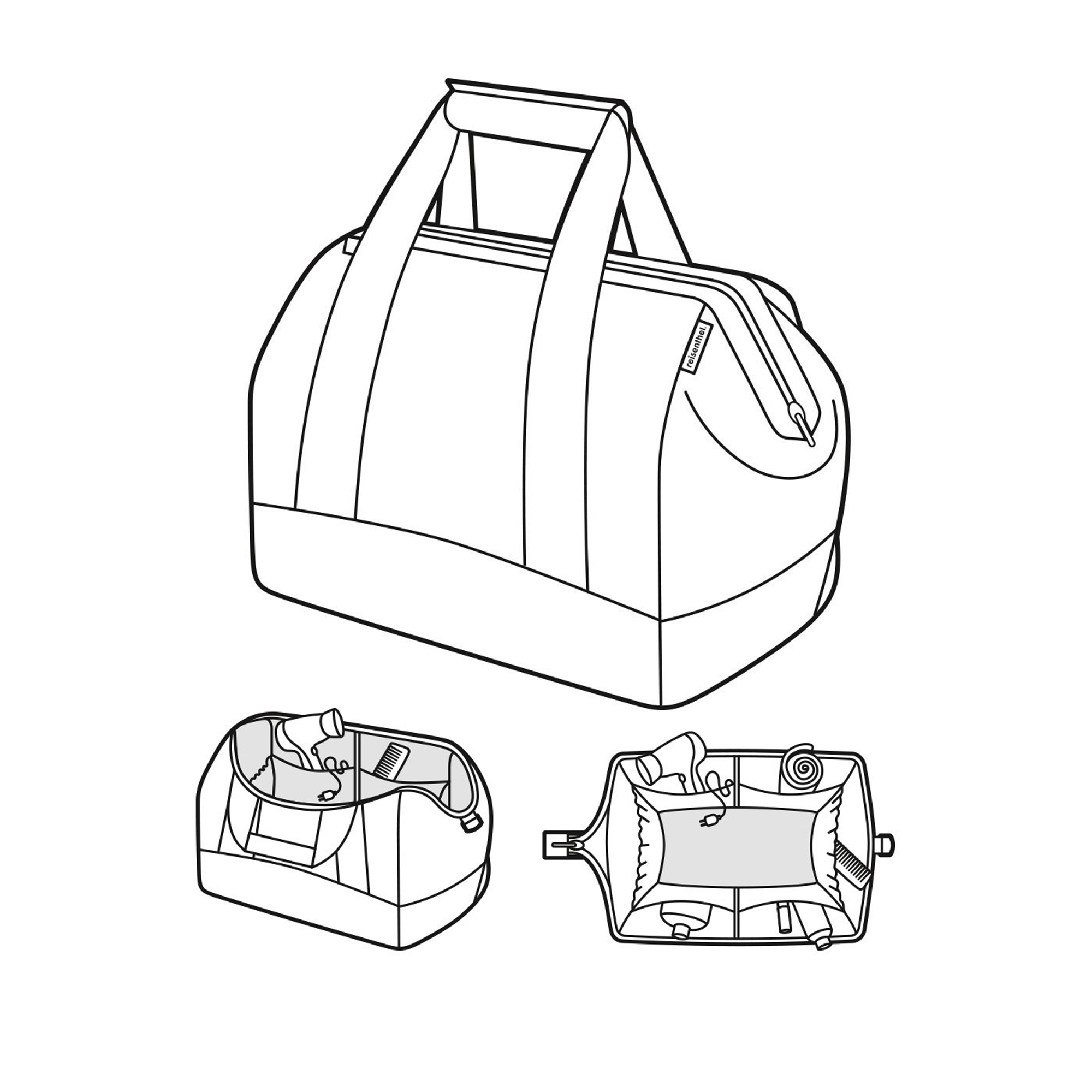 reisenthel - allrounder M - metallic dots coffee reisenthel - allrounder M - metallic dots coffee