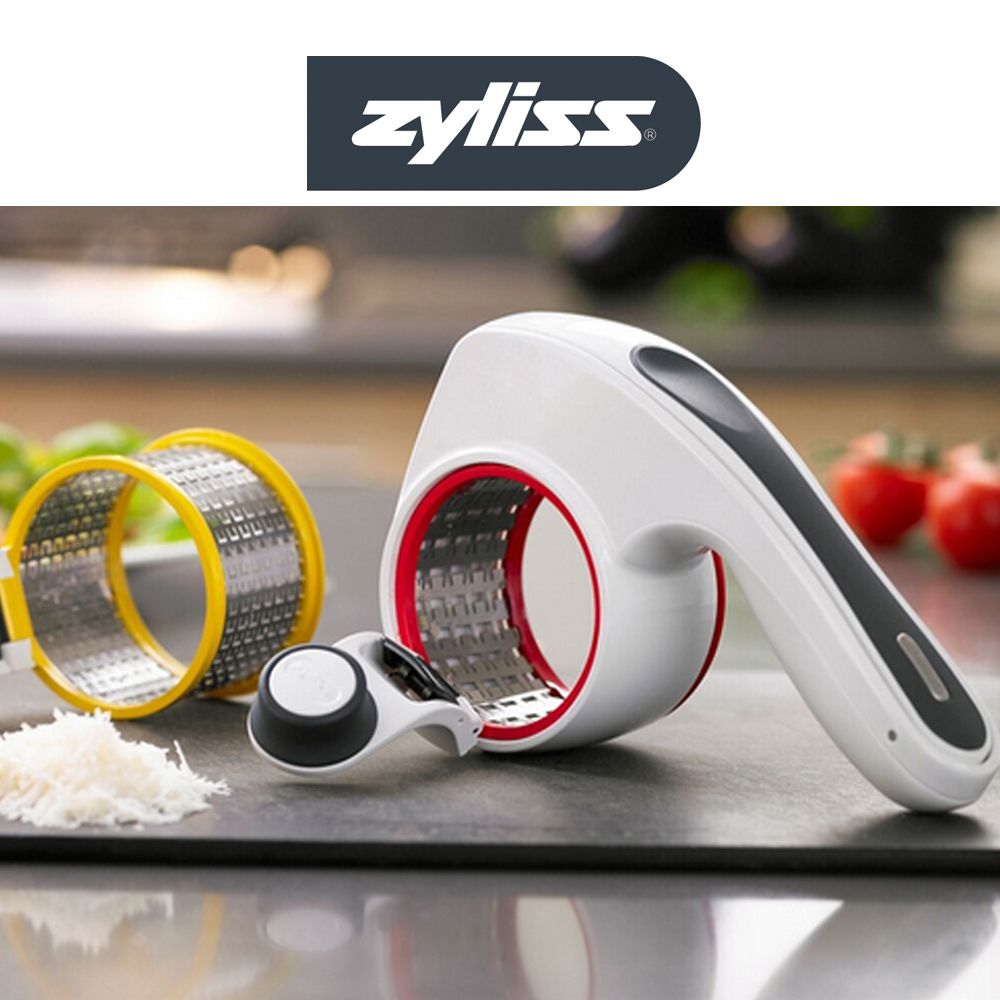 ZYLISS - Rotary Cheese Grater with 2 drums ZYLISS - Rotary Cheese Grater with 2 drums