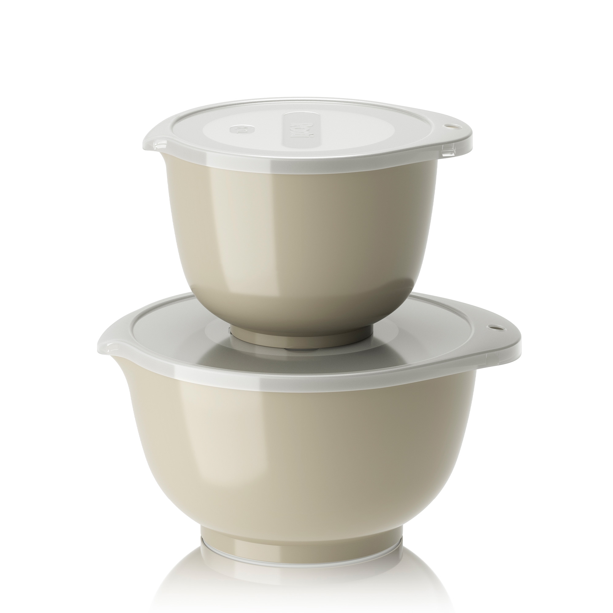 Rosti - Set NEW Margrethe 4-teilig (1,5 l + 3,0 l + passende Deckel) - Humus